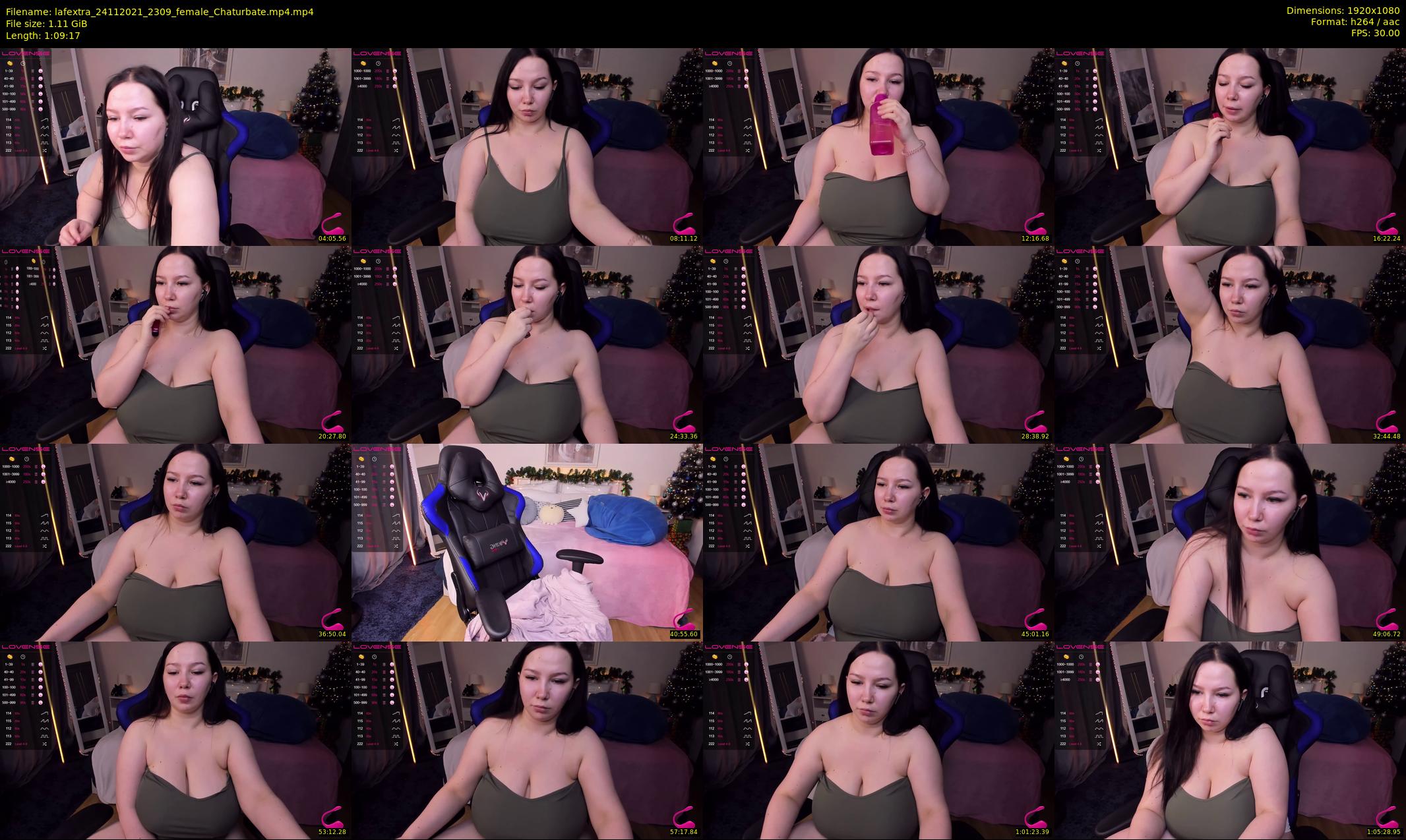 lafextra — 70 minute Chaturbate female cam show recording, 1080p, Nov 24, 2021