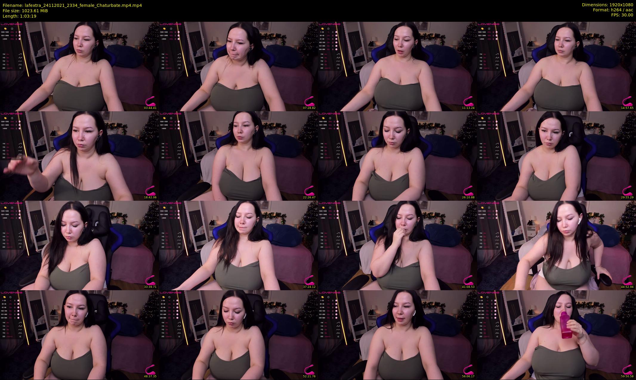 lafextra — 64 minute Chaturbate female cam show recording, 1080p, Nov 24, 2021
