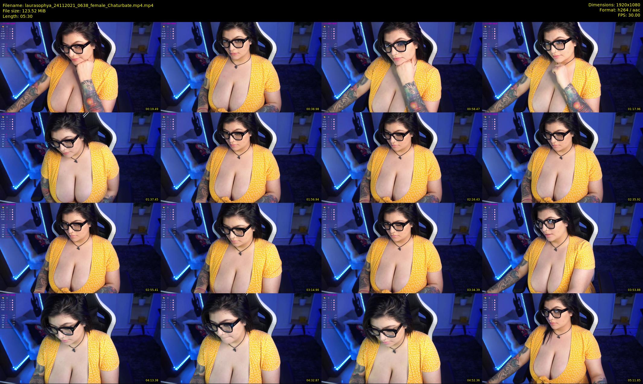 laurasophya — 6 minute Chaturbate female cam show recording, 1080p, Nov 24, 2021