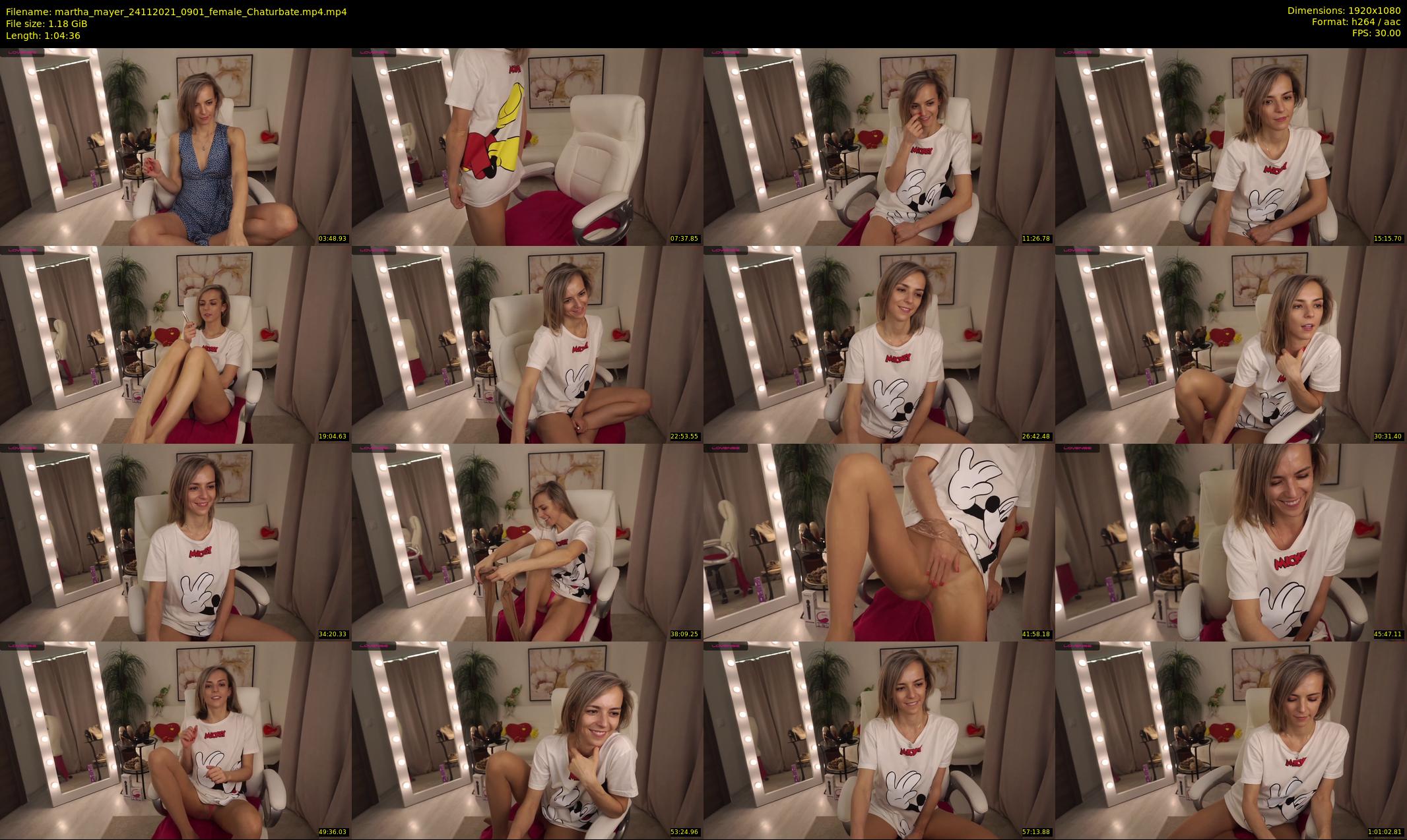 martha_mayer — 65 minute Chaturbate female cam show recording, 1080p, Nov 24, 2021
