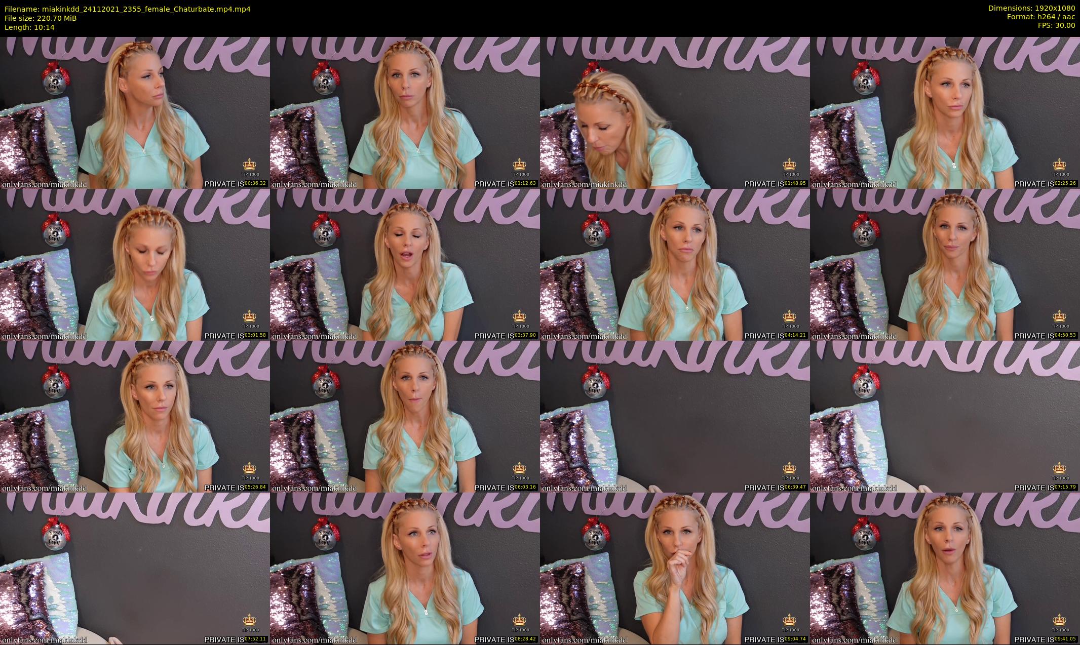 miakinkdd — 11 minute Chaturbate female cam show recording, 1080p, Nov 24, 2021