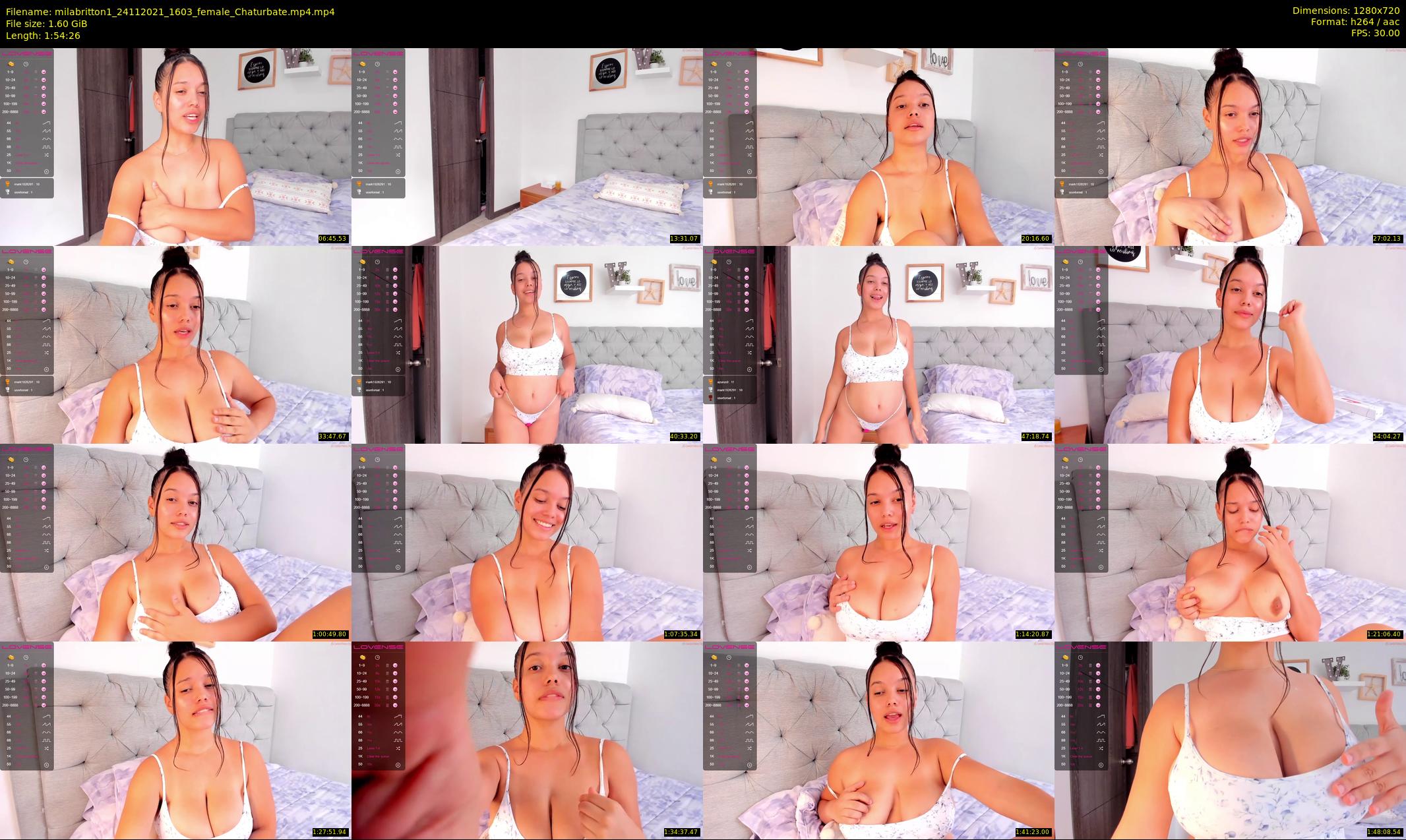 milabritton1 — 115 minute Chaturbate female cam show recording, 720p, Nov 24, 2021
