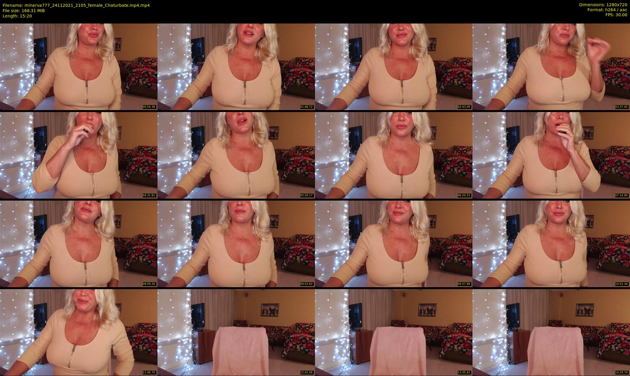 minerva777 — 16 minute Chaturbate female cam show recording, 720p, Nov 24, 2021