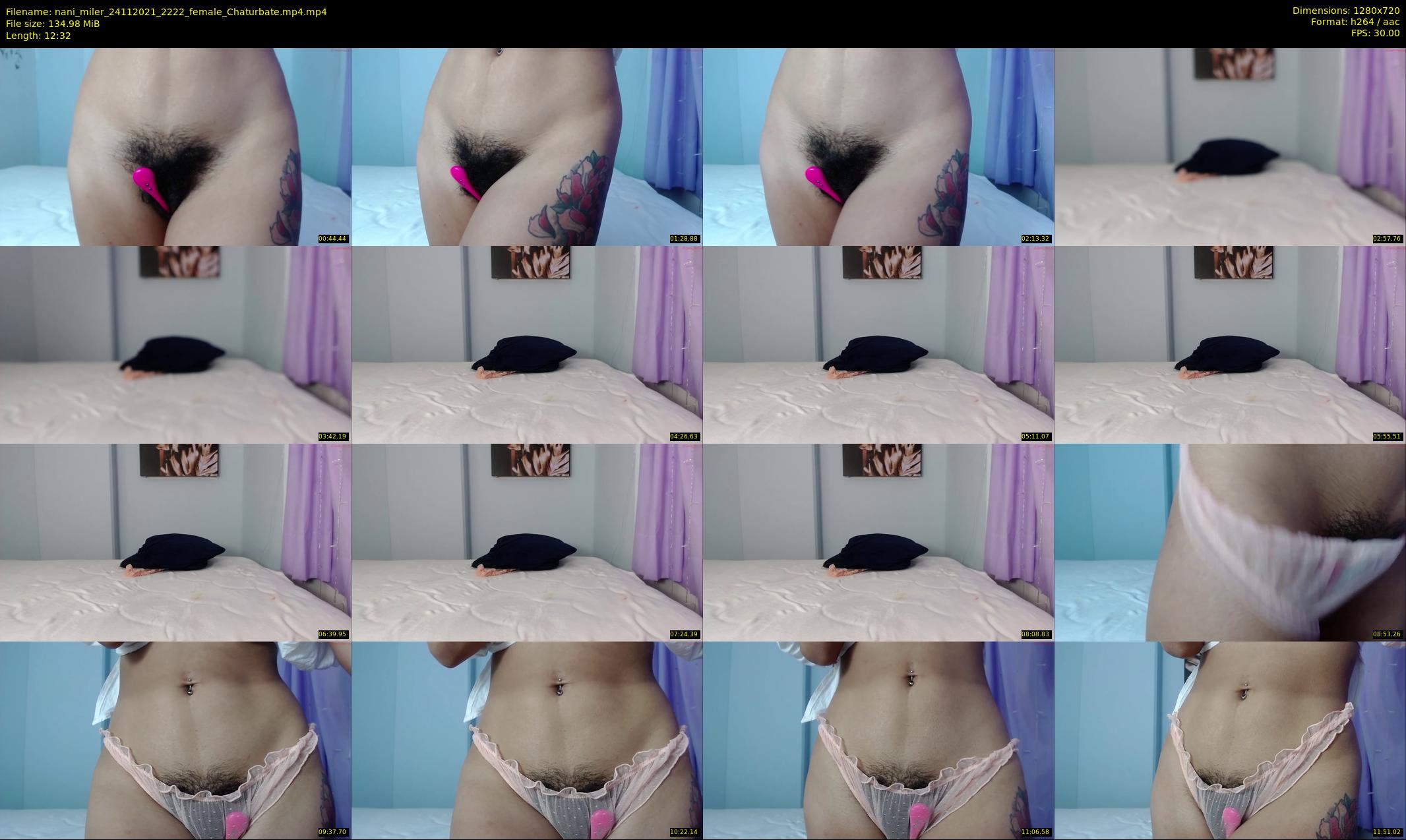 nani_miler — 13 minute Chaturbate female cam show recording, 720p, Nov 24, 2021
