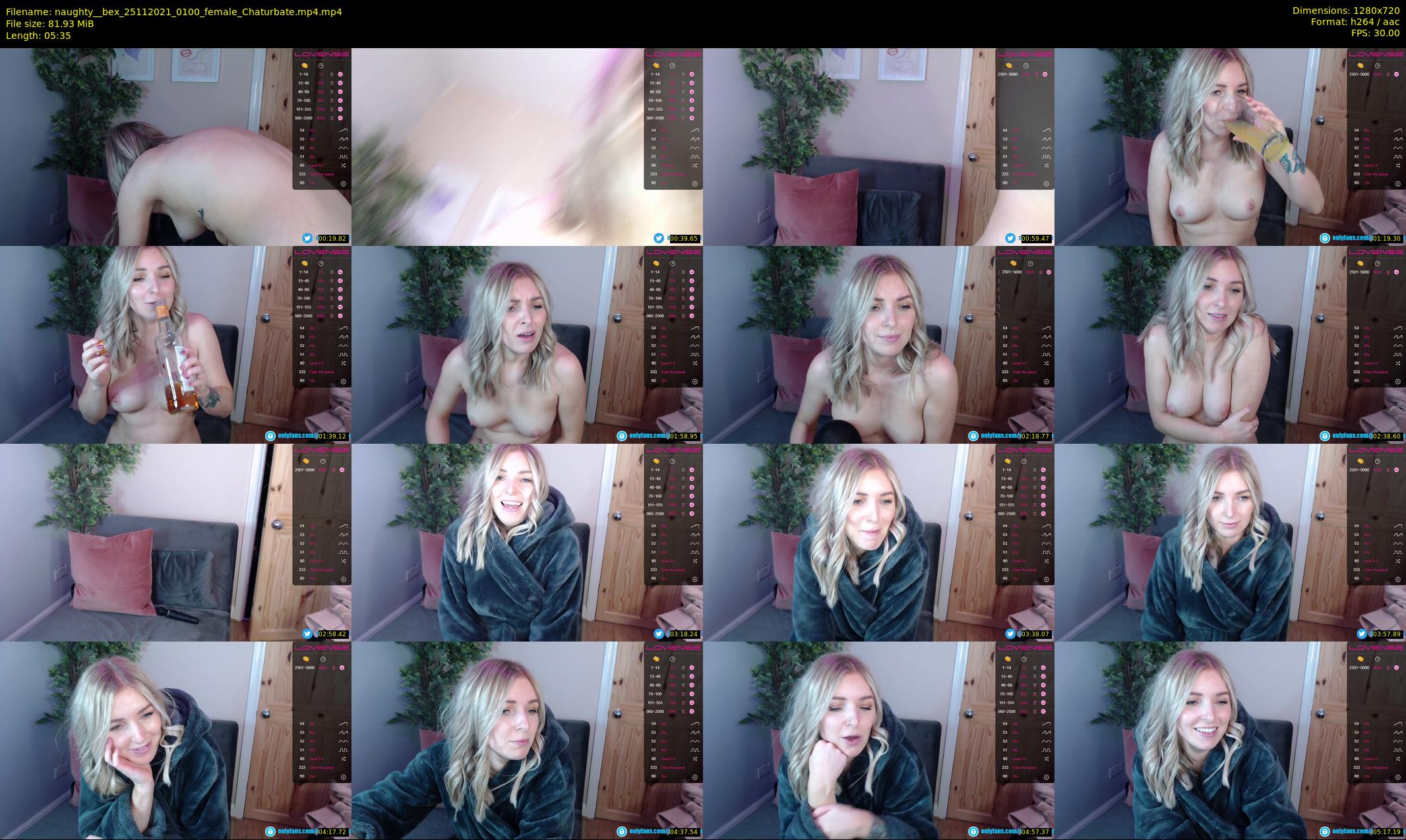 naughty__bex — 6 minute Chaturbate female cam show recording, 720p, Nov 25, 2021