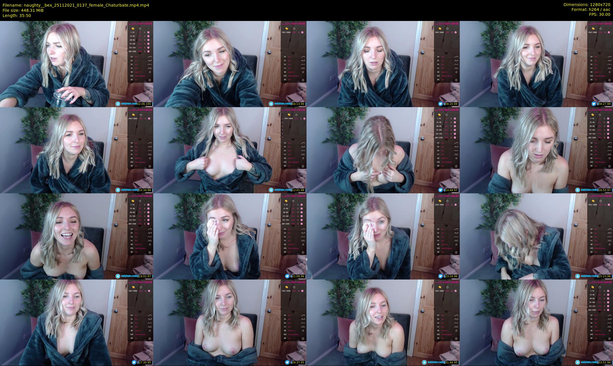 naughty__bex — 36 minute Chaturbate female cam show recording, 720p, Nov 25, 2021