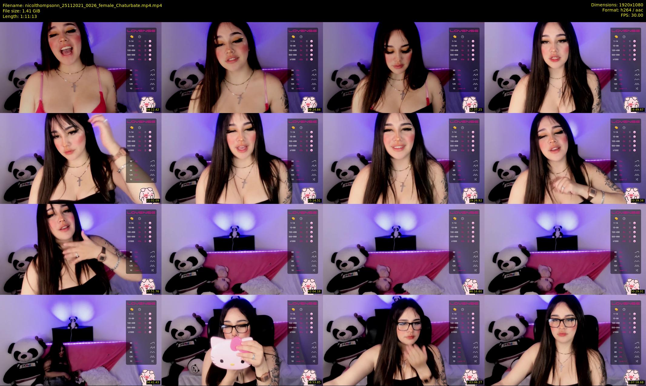 nicolthompsonn — 72 minute Chaturbate female cam show recording, 1080p, Nov 25, 2021
