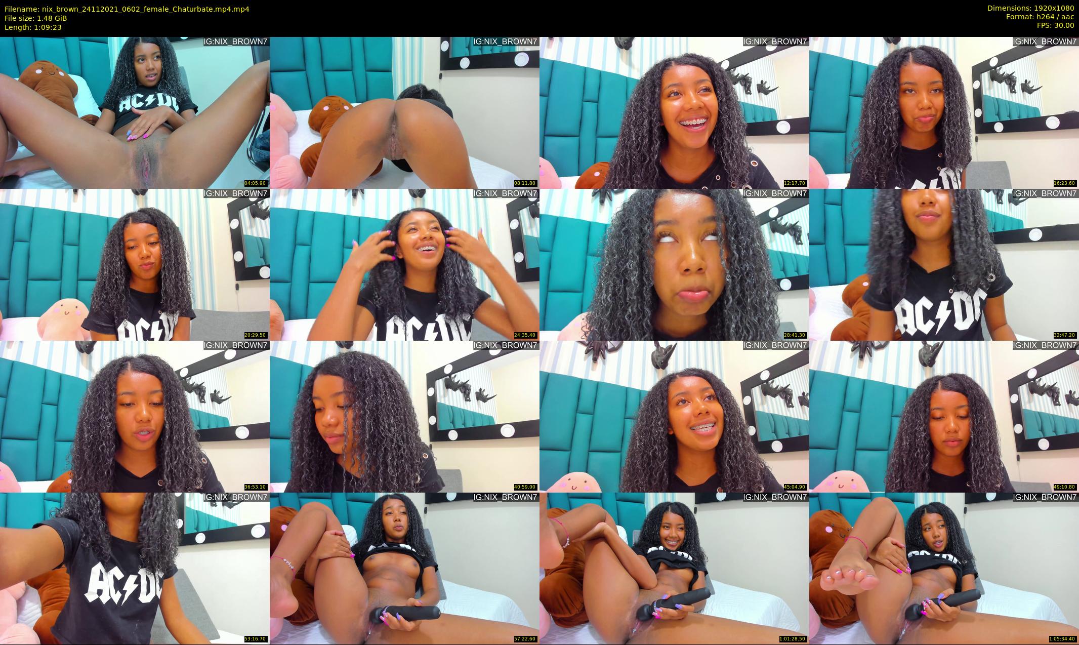 nix_brown — 70 minute Chaturbate female cam show recording, 1080p, Nov 24, 2021