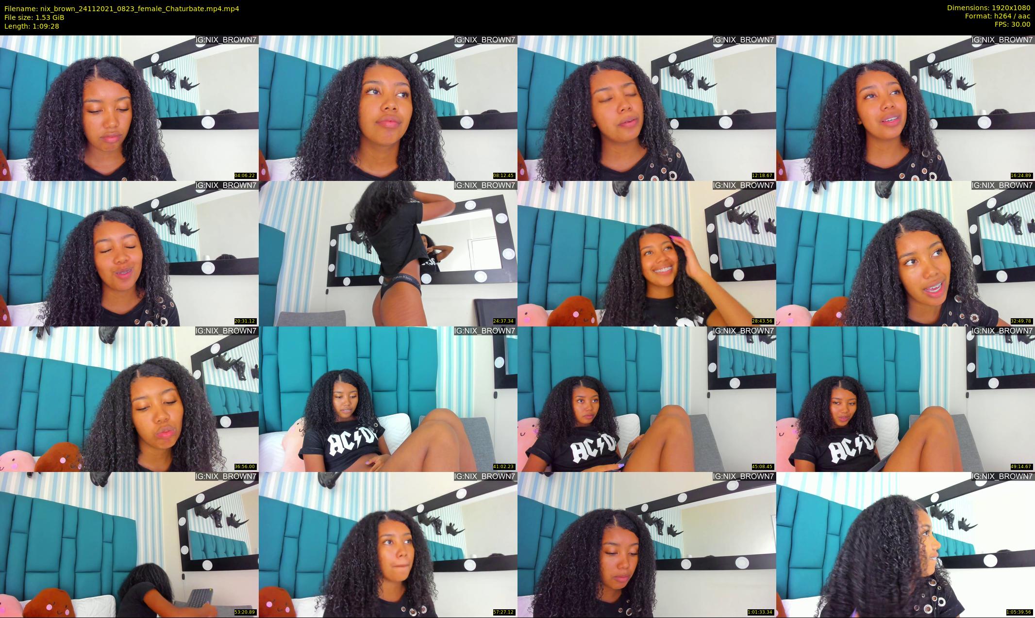 nix_brown — 70 minute Chaturbate female cam show recording, 1080p, Nov 24, 2021