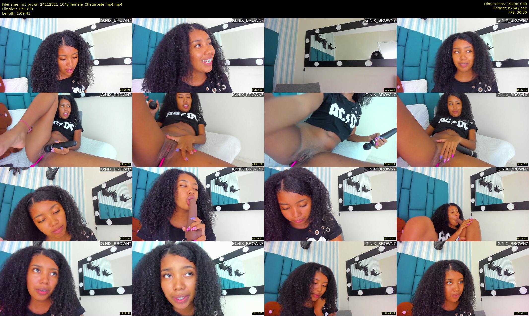 nix_brown — 70 minute Chaturbate female cam show recording, 1080p, Nov 24, 2021