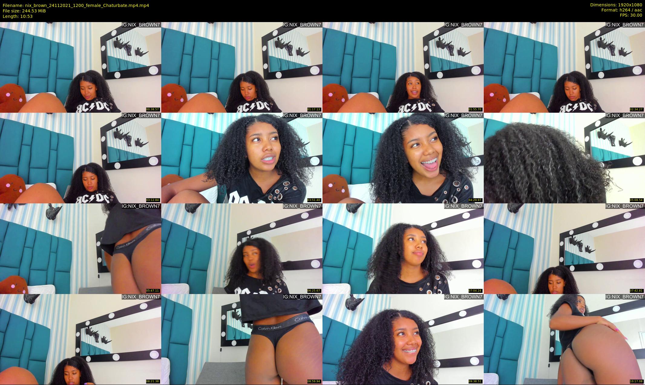 nix_brown — 11 minute Chaturbate female cam show recording, 1080p, Nov 24, 2021