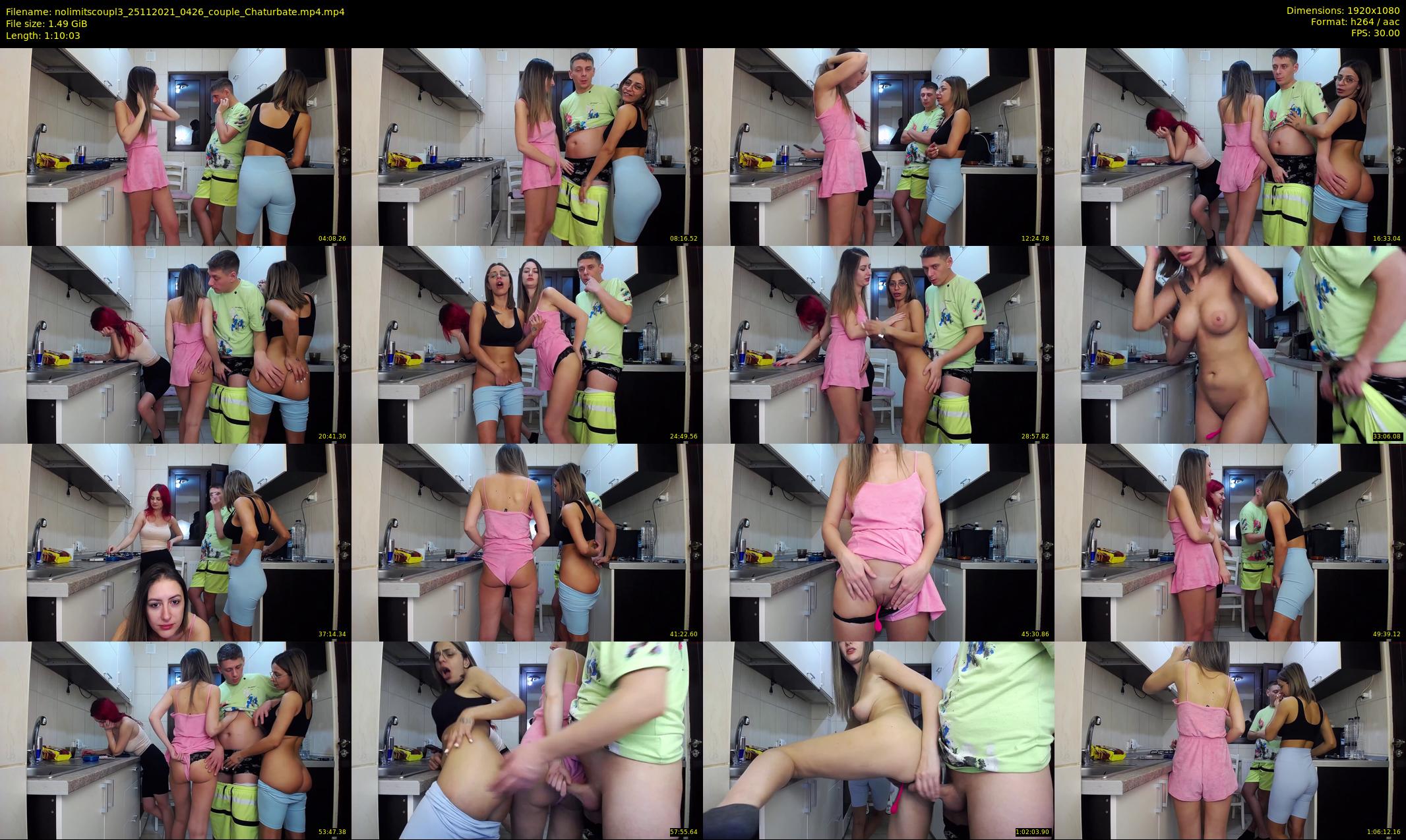 nolimitscoupl3 — 71 minute Chaturbate couple cam show recording, 1080p, Nov 25, 2021