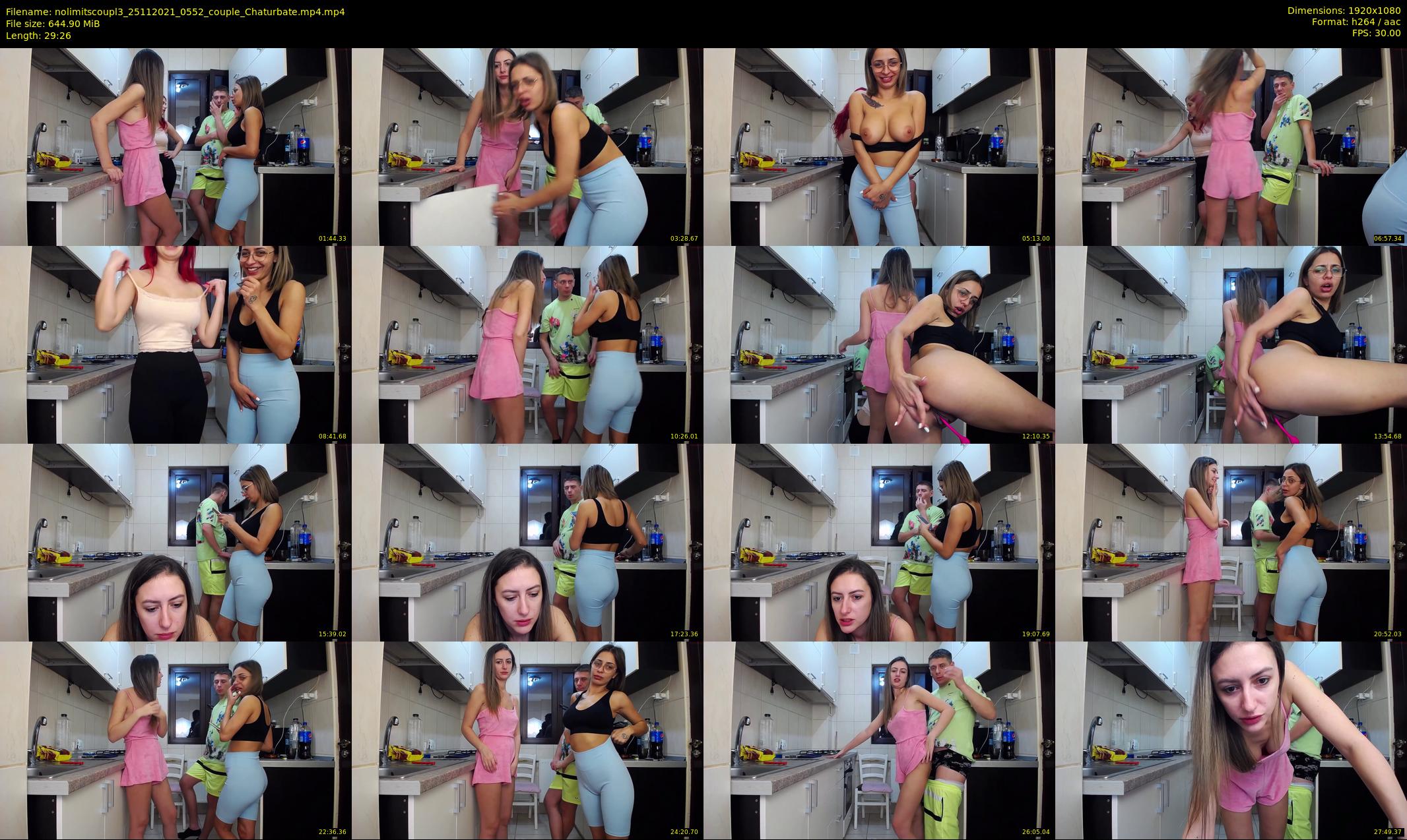 nolimitscoupl3 — 30 minute Chaturbate couple cam show recording, 1080p, Nov 25, 2021