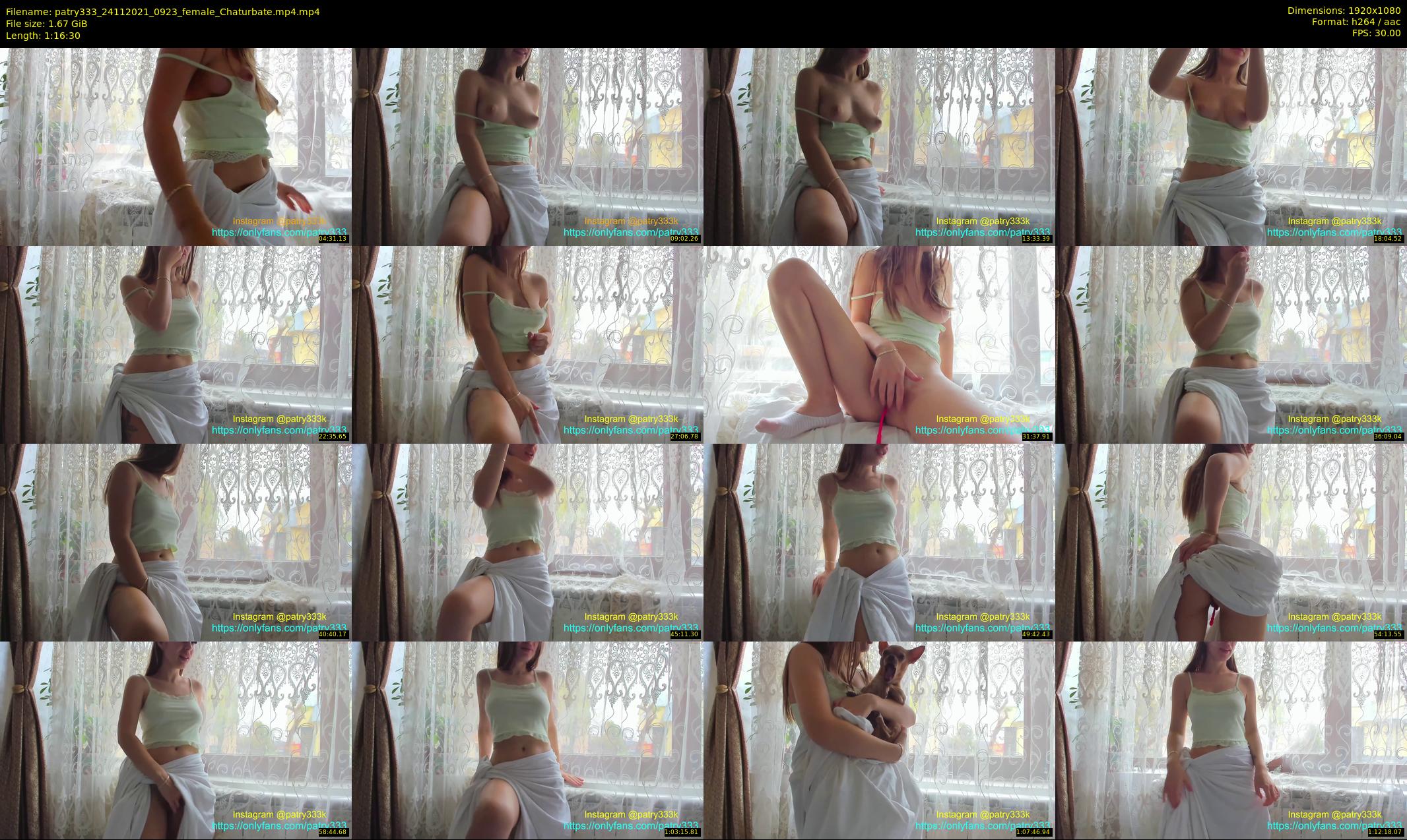 patry333 — 77 minute Chaturbate female cam show recording, 1080p, Nov 24, 2021