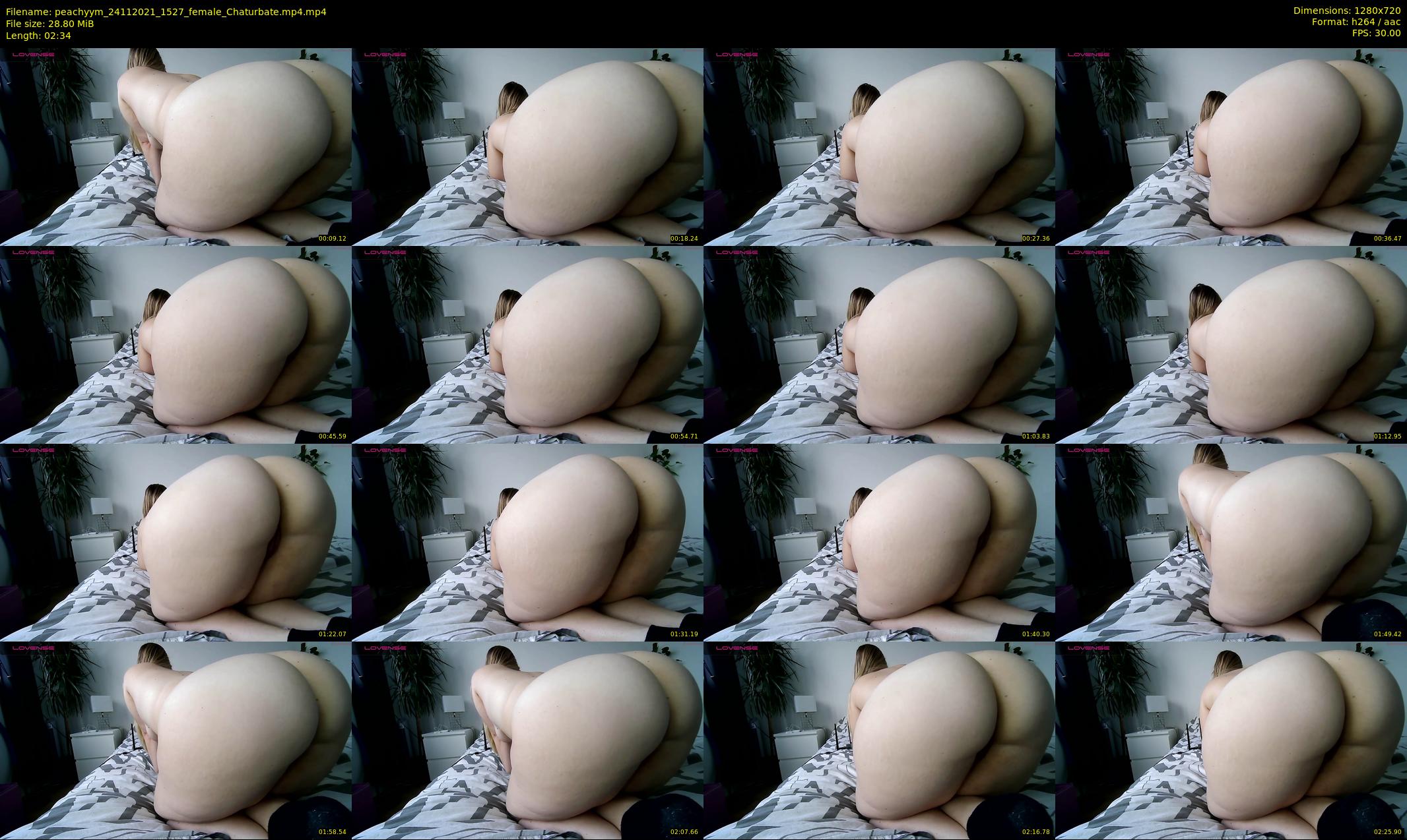 peachyym — 3 minute Chaturbate female cam show recording, 720p, Nov 24, 2021