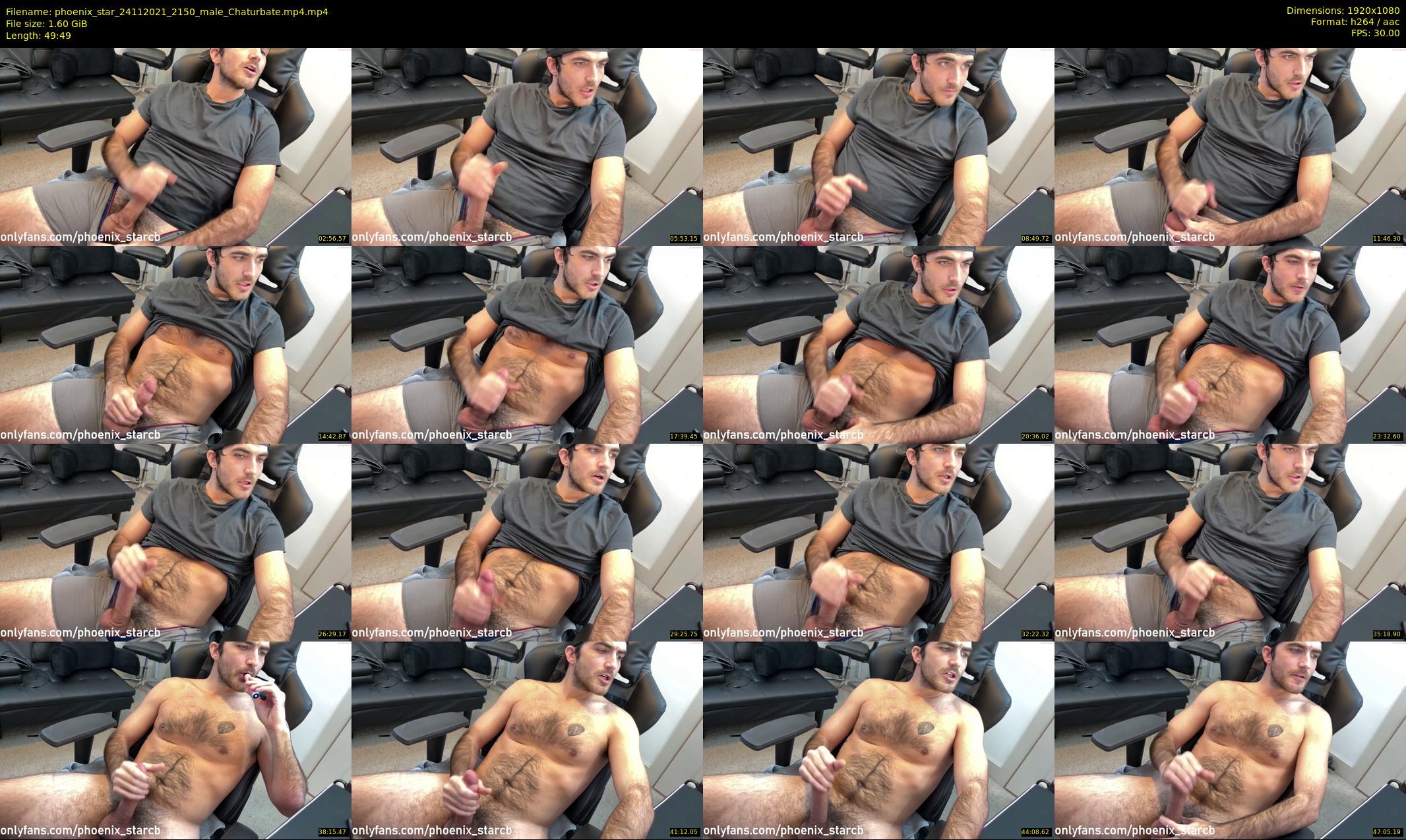 phoenix_star — 50 minute Chaturbate male cam show recording, 1080p, Nov 24, 2021
