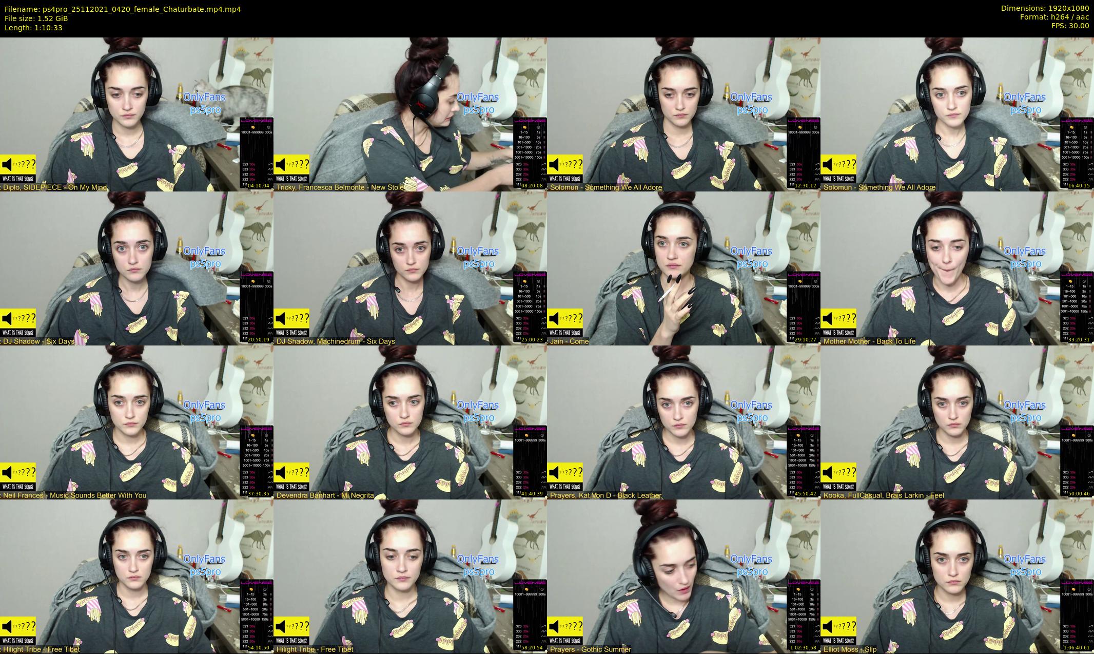 ps4pro — 71 minute Chaturbate female cam show recording, 1080p, Nov 25, 2021