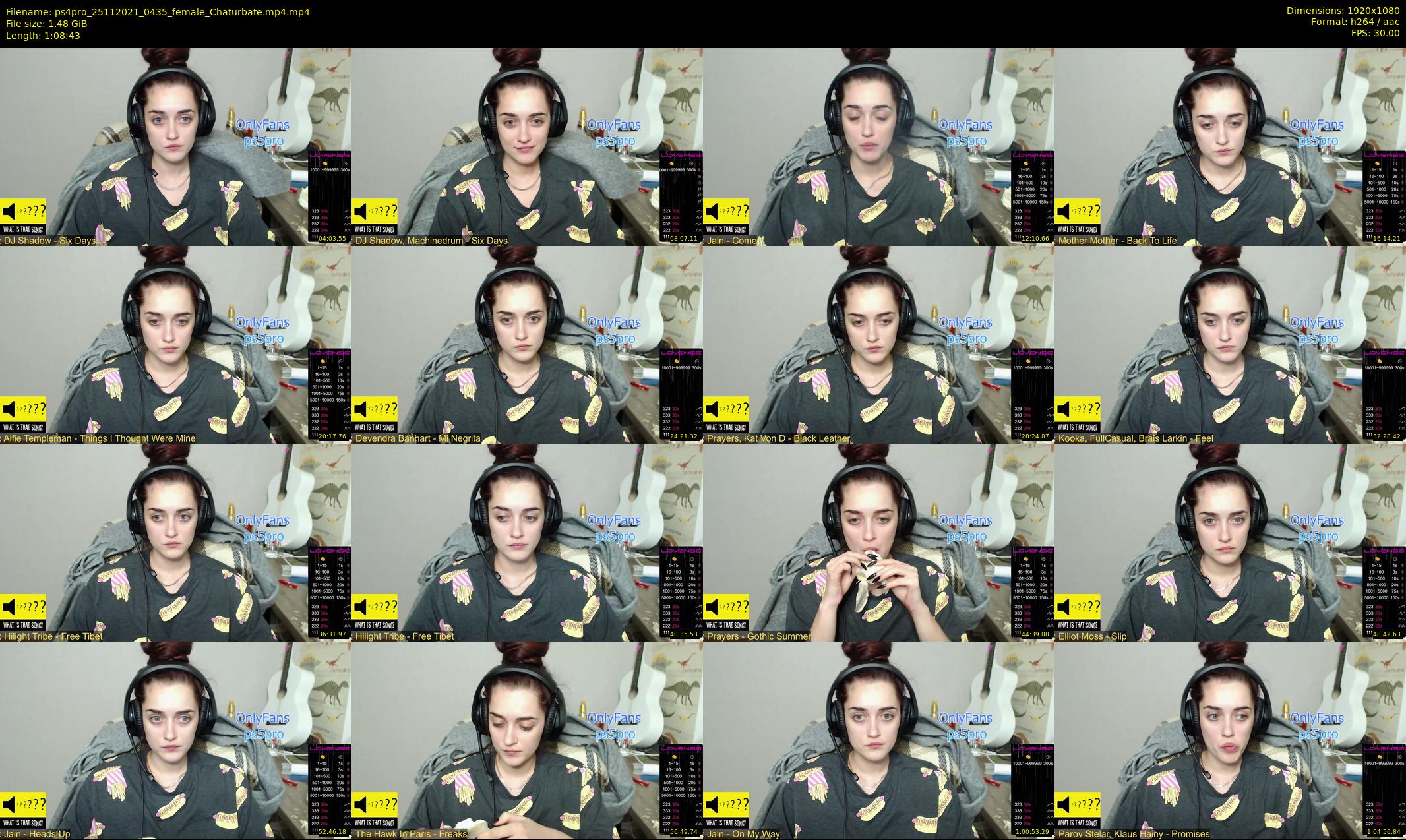 ps4pro — 69 minute Chaturbate female cam show recording, 1080p, Nov 25, 2021