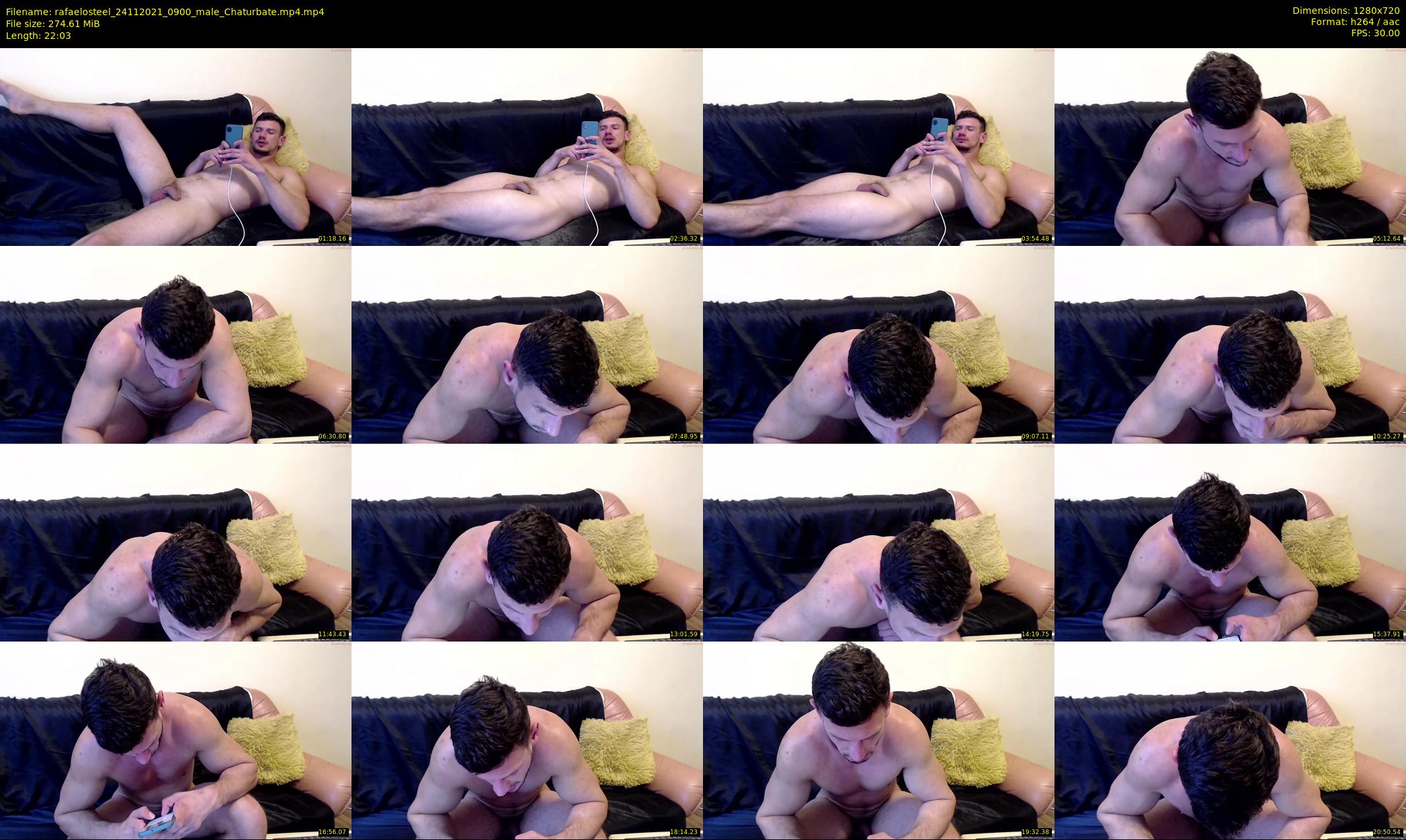 rafaelosteel — 23 minute Chaturbate male cam show recording, 720p, Nov 24, 2021