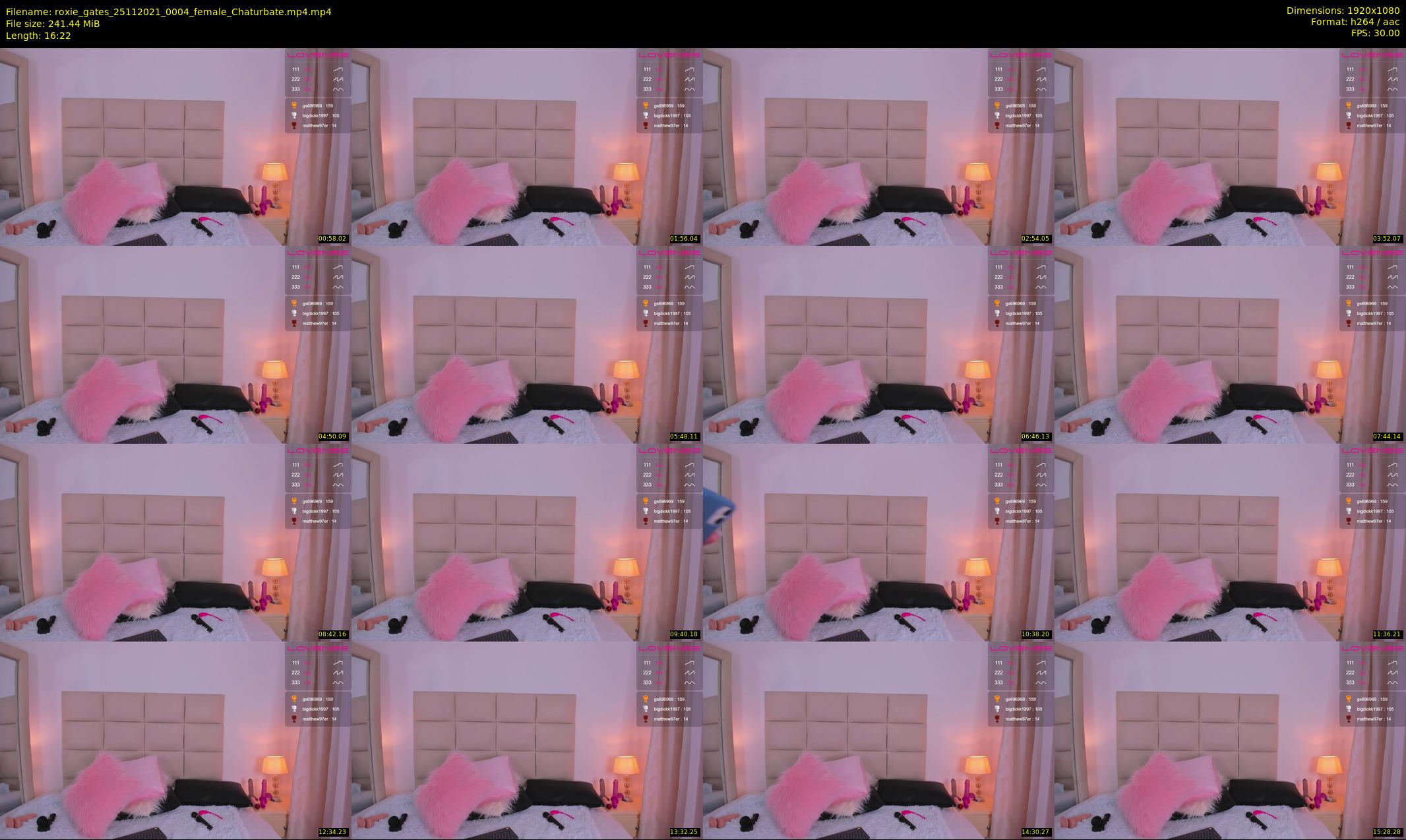 roxie_gates — 17 minute Chaturbate female cam show recording, 1080p, Nov 25, 2021