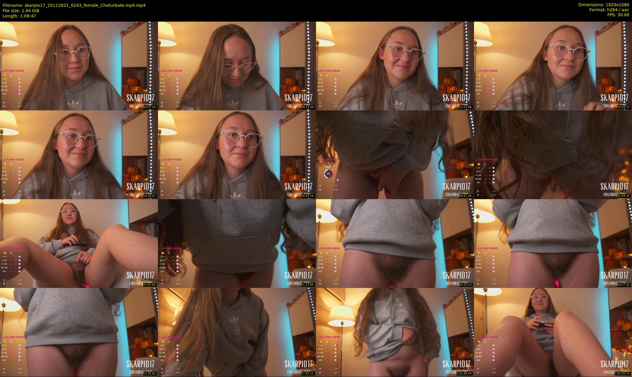 skarpio17 — 70 minute Chaturbate female cam show recording, 1080p, Nov 25, 2021