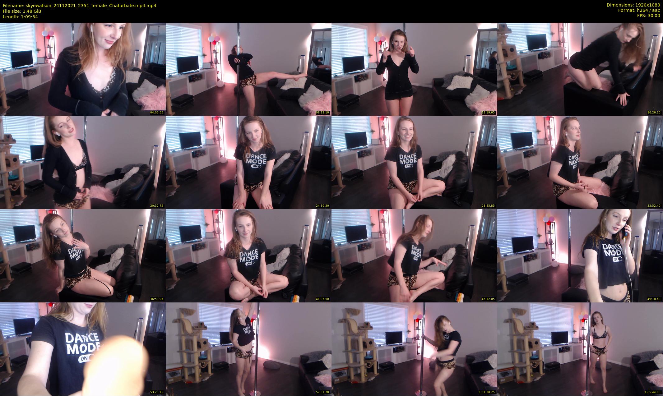 skyewatson — 70 minute Chaturbate female cam show recording, 1080p, Nov 24, 2021