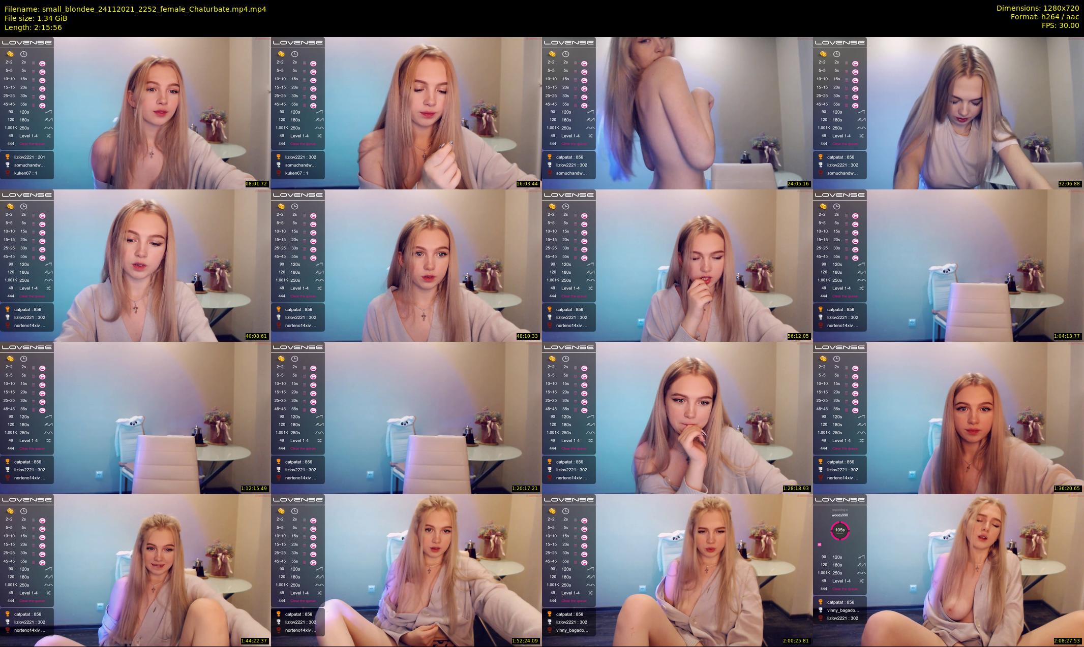 small_blondee — 136 minute Chaturbate female cam show recording, 720p, Nov 24, 2021