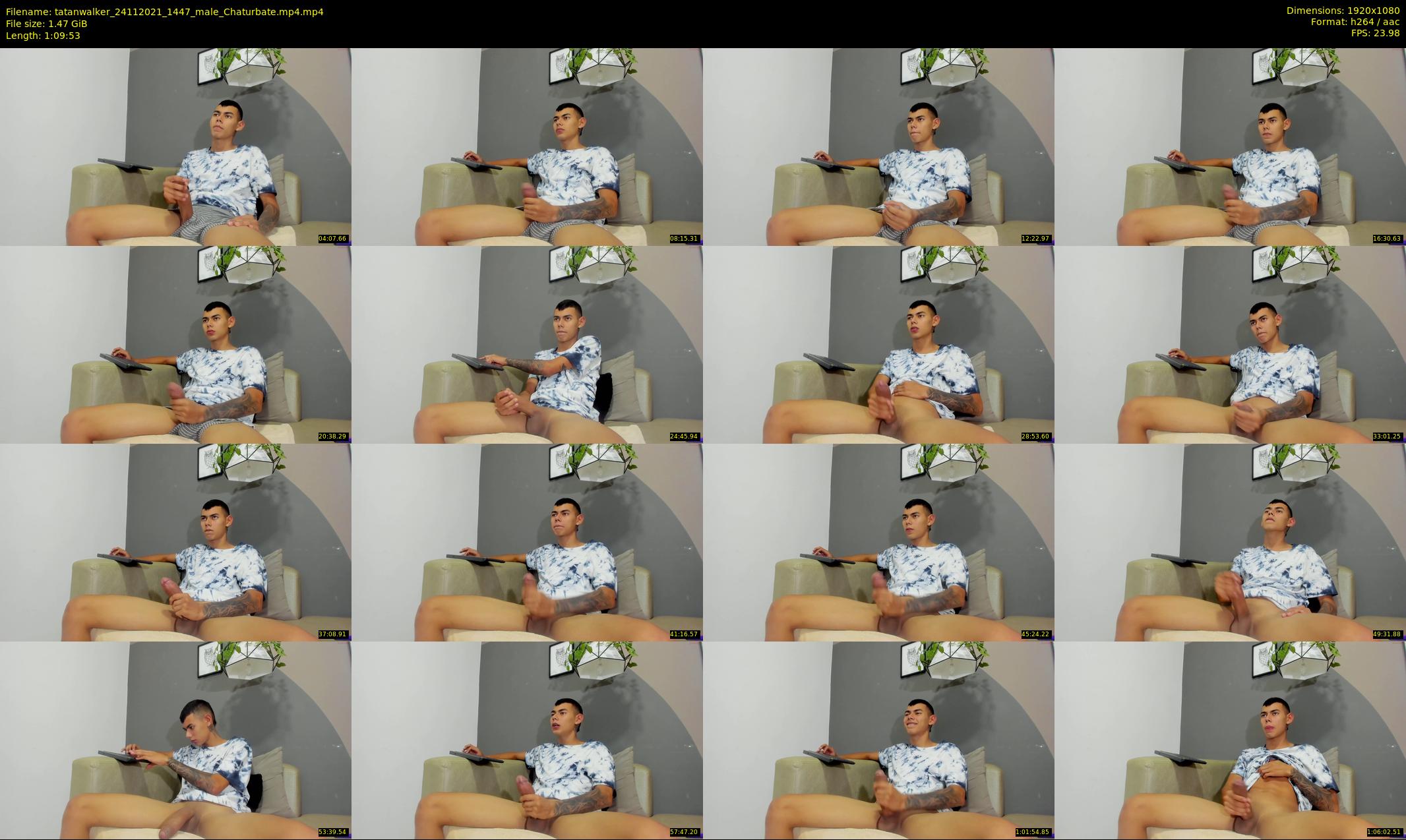tatanwalker — 70 minute Chaturbate male cam show recording, 1080p, Nov 24, 2021