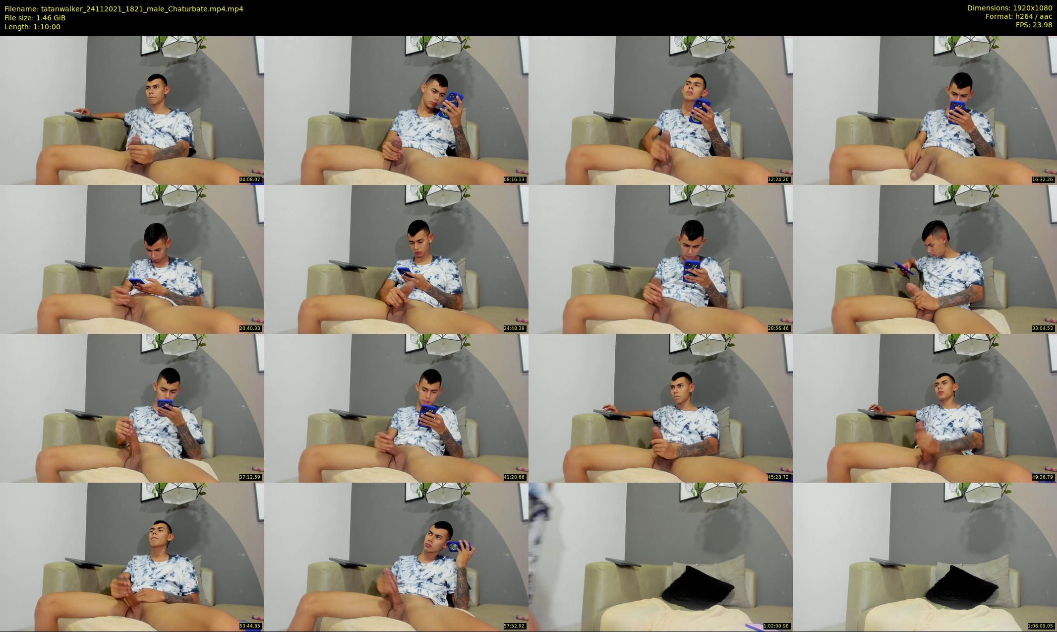 tatanwalker — 70 minute Chaturbate male cam show recording, 1080p, Nov 24, 2021