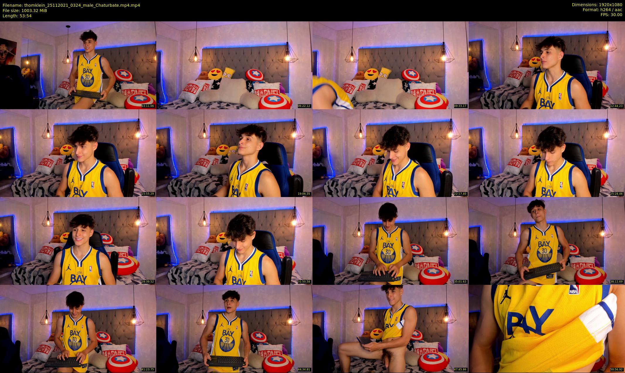 thomklein — 54 minute Chaturbate male cam show recording, 1080p, Nov 25, 2021