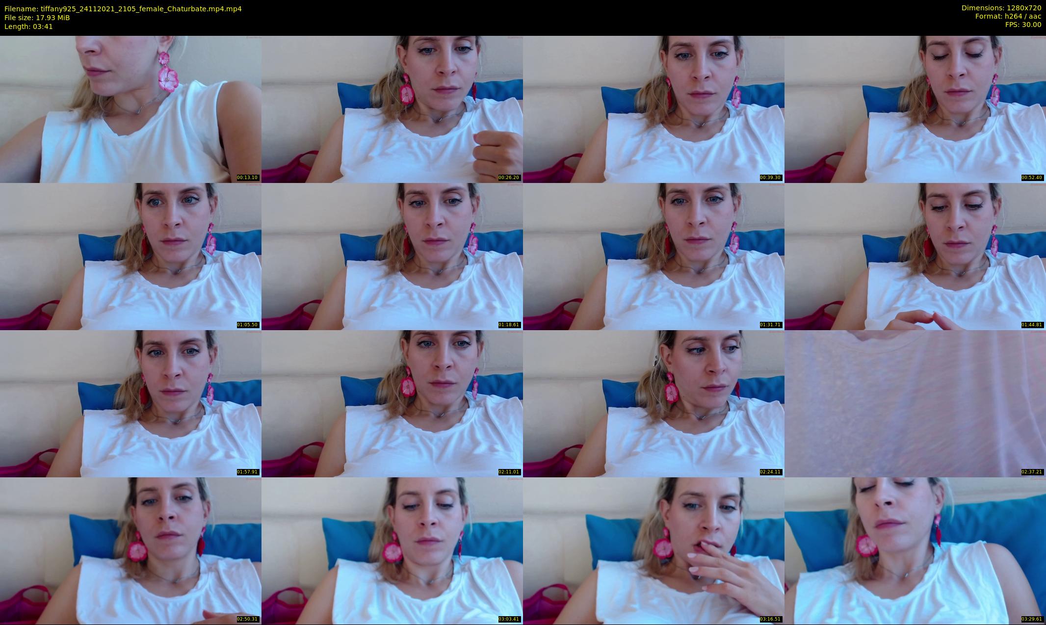 tiffany925 — 4 minute Chaturbate female cam show recording, 720p, Nov 24, 2021