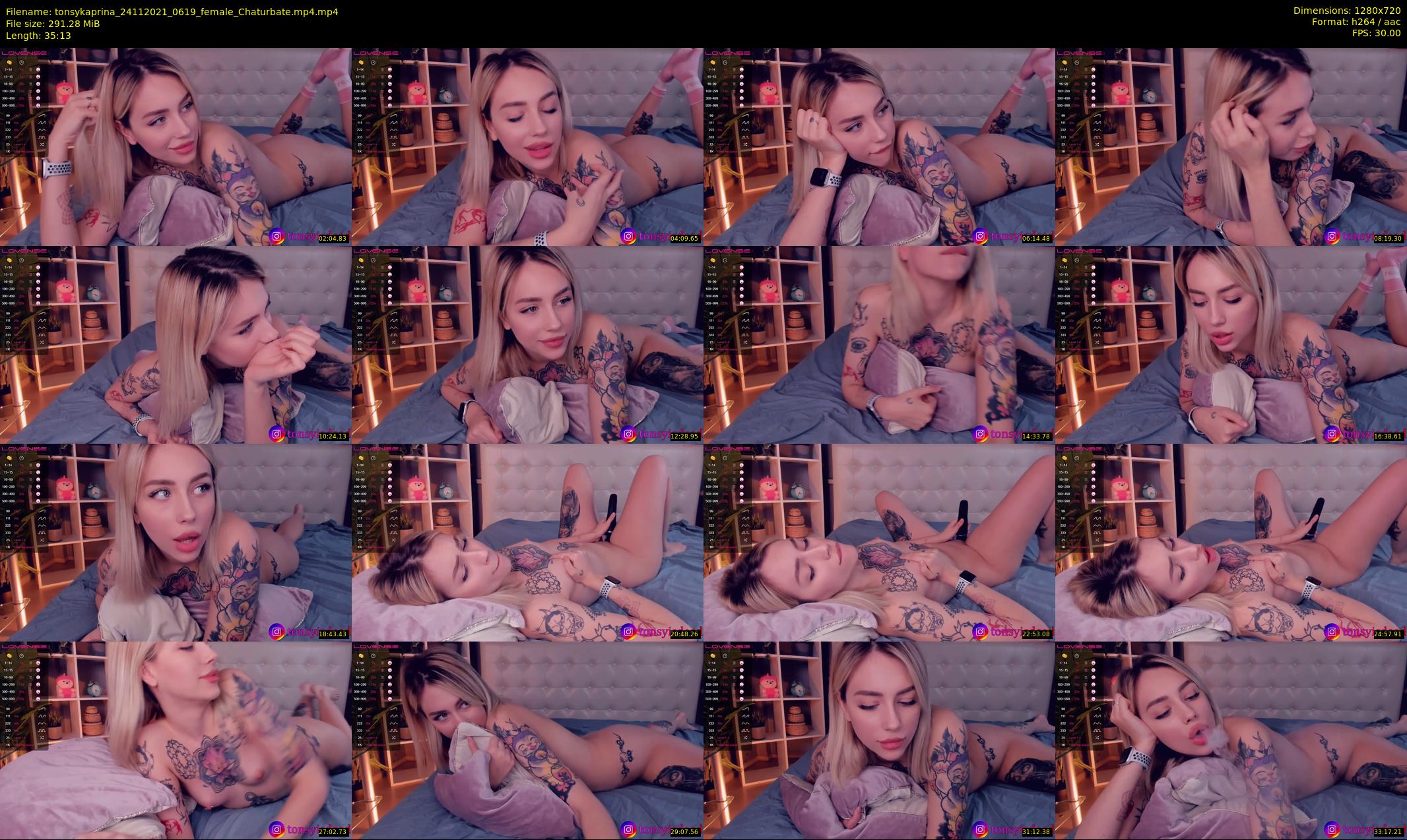 tonsykaprina — 36 minute Chaturbate couple cam show recording, 720p, Nov 24, 2021