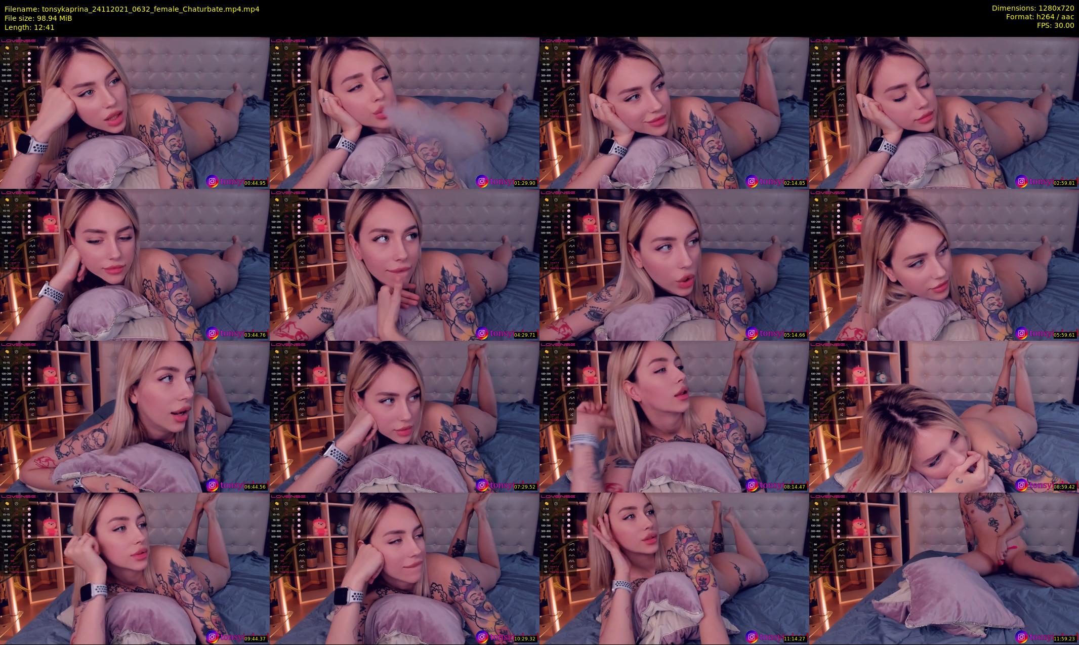 tonsykaprina — 13 minute Chaturbate couple cam show recording, 720p, Nov 24, 2021