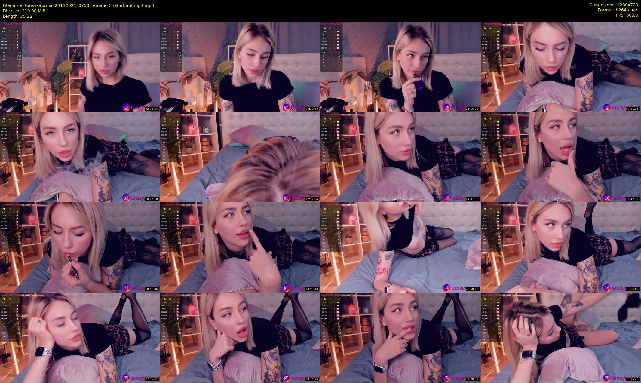 tonsykaprina — 36 minute Chaturbate couple cam show recording, 720p, Nov 24, 2021