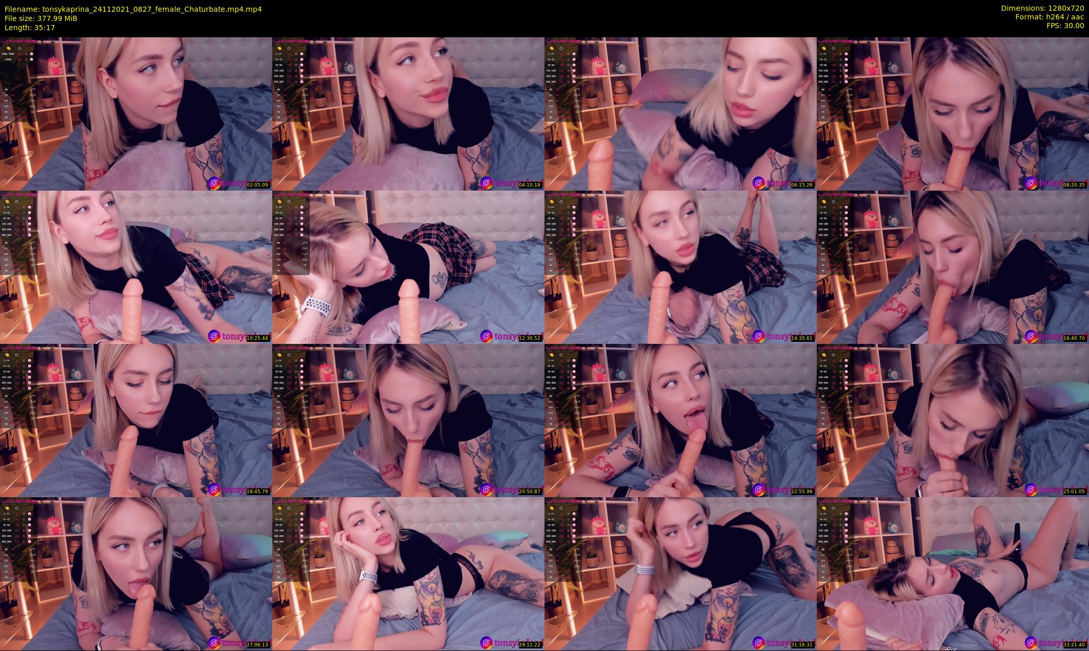 tonsykaprina — 36 minute Chaturbate couple cam show recording, 720p, Nov 24, 2021