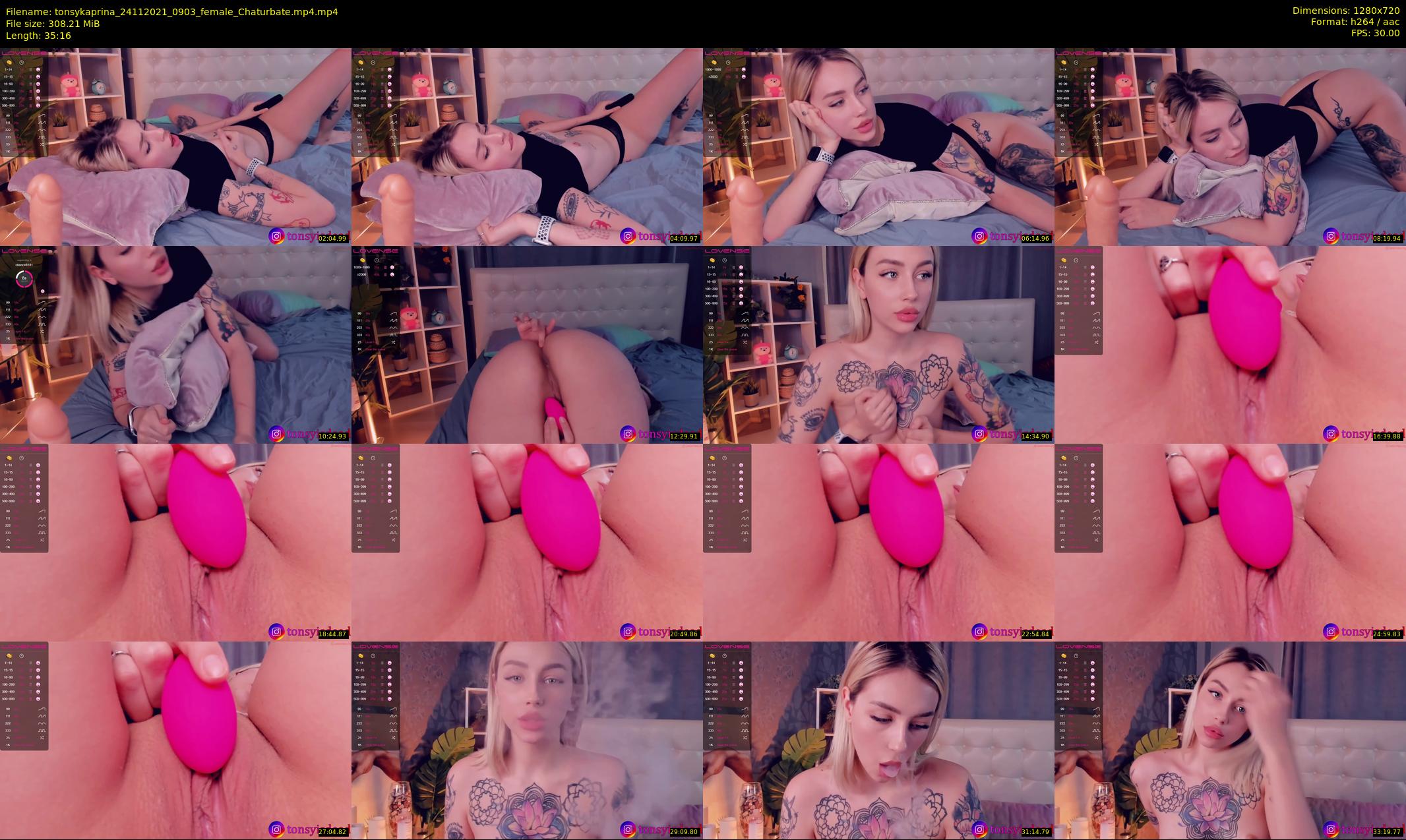 tonsykaprina — 36 minute Chaturbate couple cam show recording, 720p, Nov 24, 2021