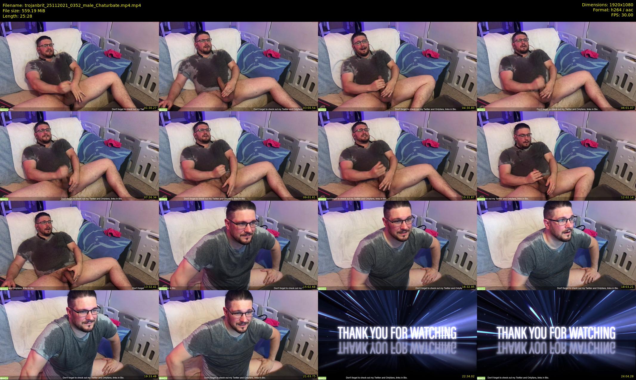 trojanbrit — 26 minute Chaturbate male cam show recording, 1080p, Nov 25, 2021