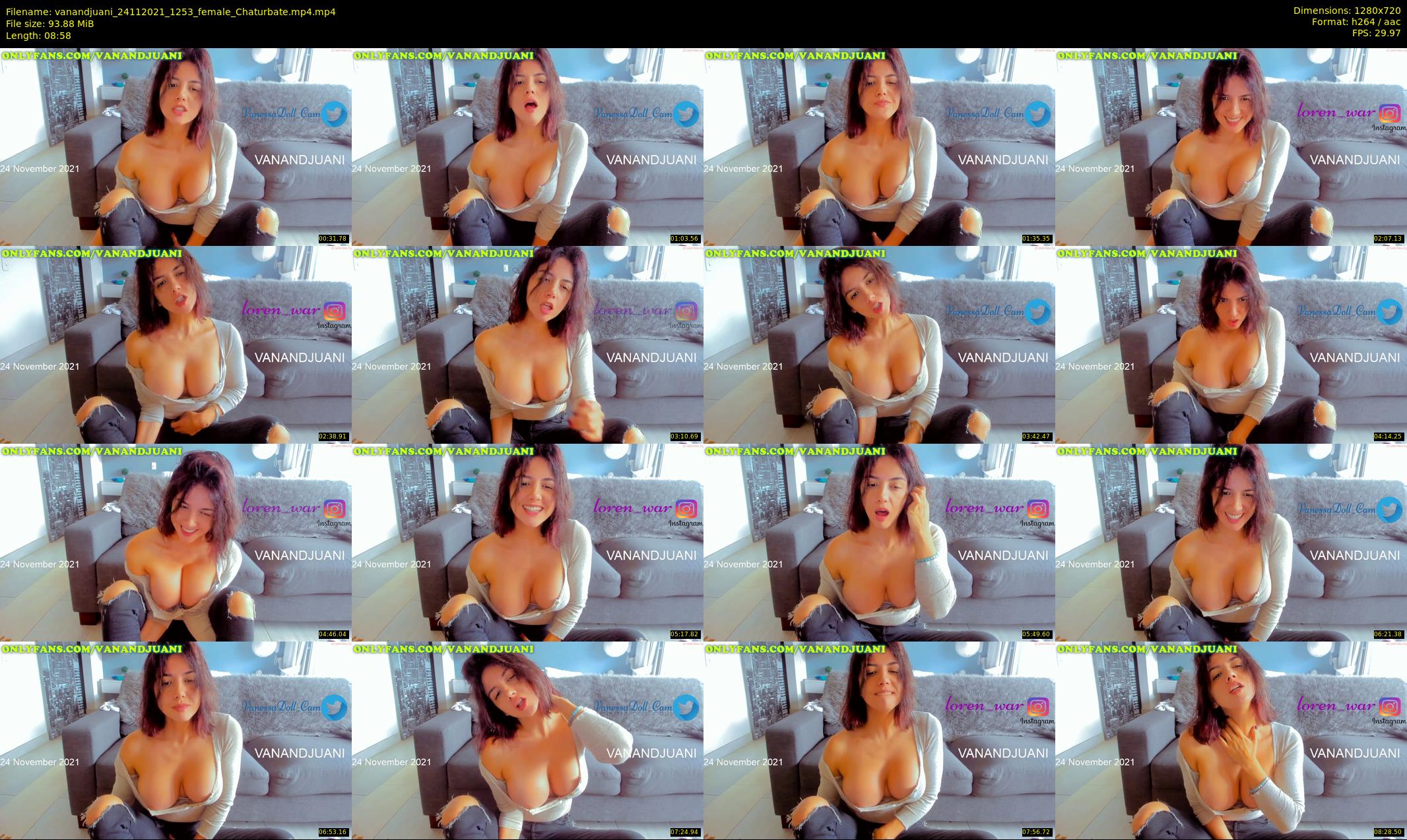 vanandjuani — 9 minute Chaturbate female cam show recording, 720p, Nov 24, 2021