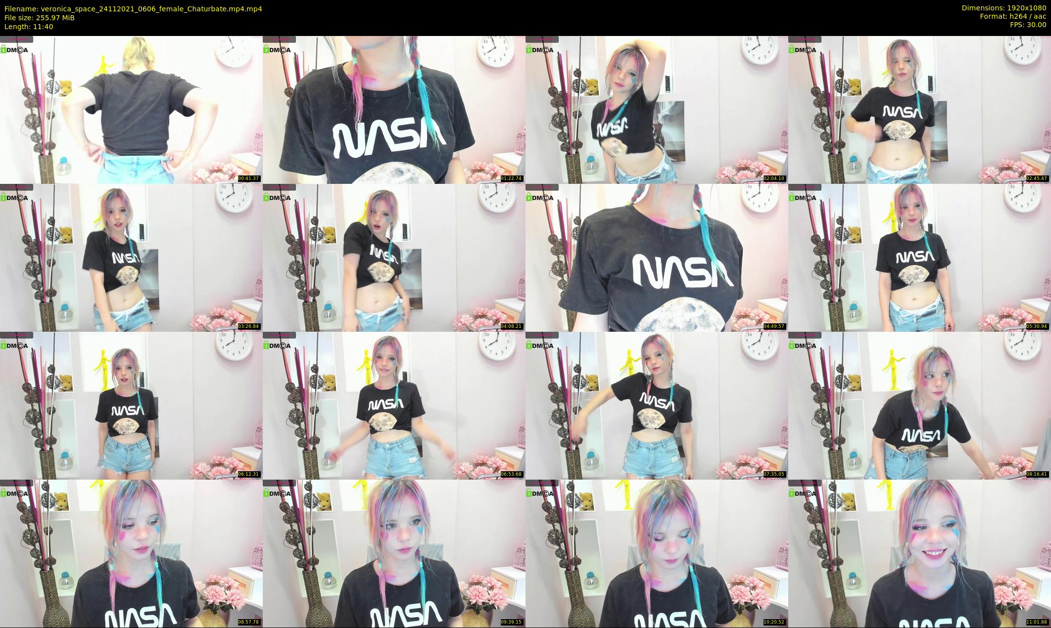 veronica_space — 12 minute Chaturbate female cam show recording, 1080p, Nov 24, 2021