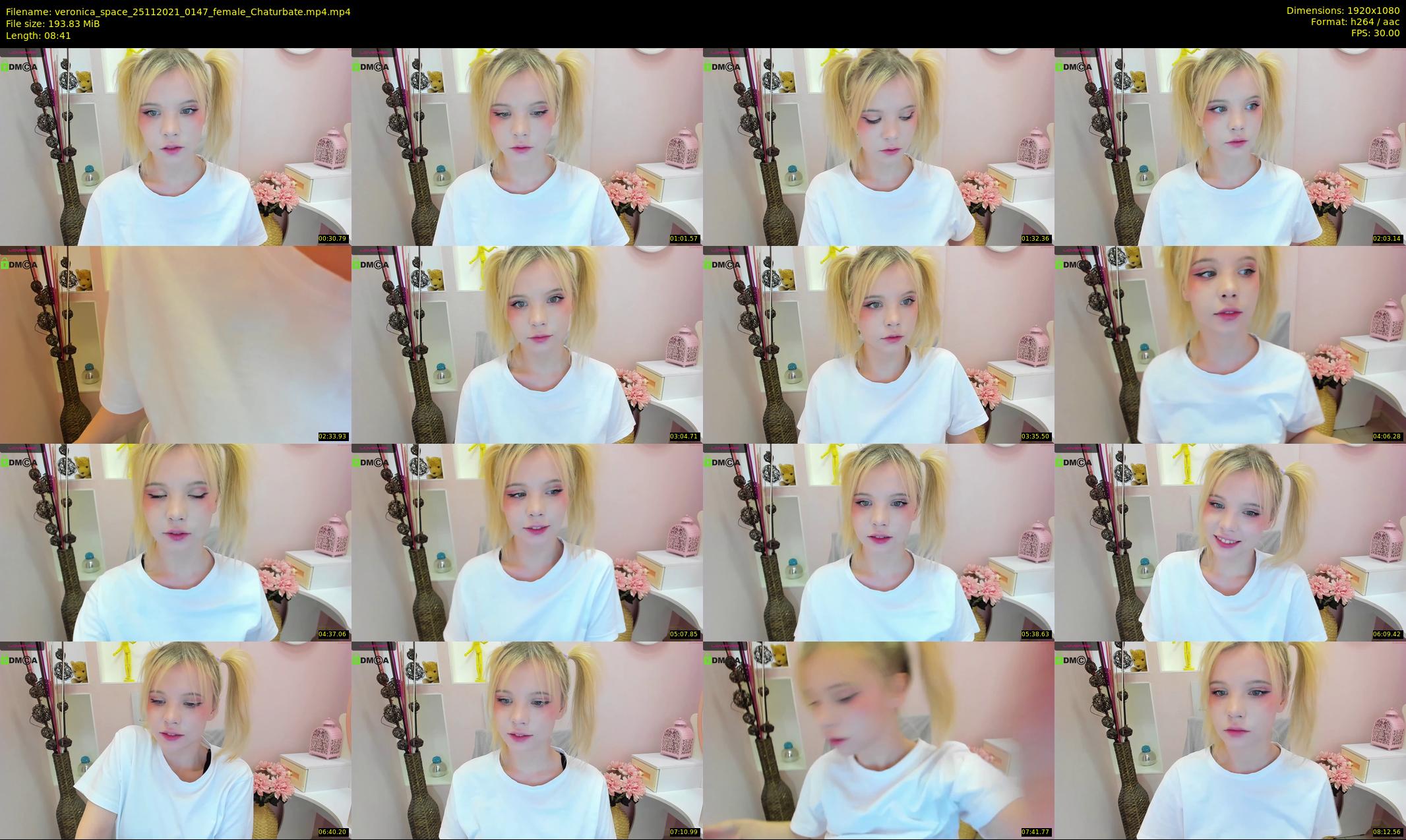 veronica_space — 9 minute Chaturbate female cam show recording, 1080p, Nov 25, 2021