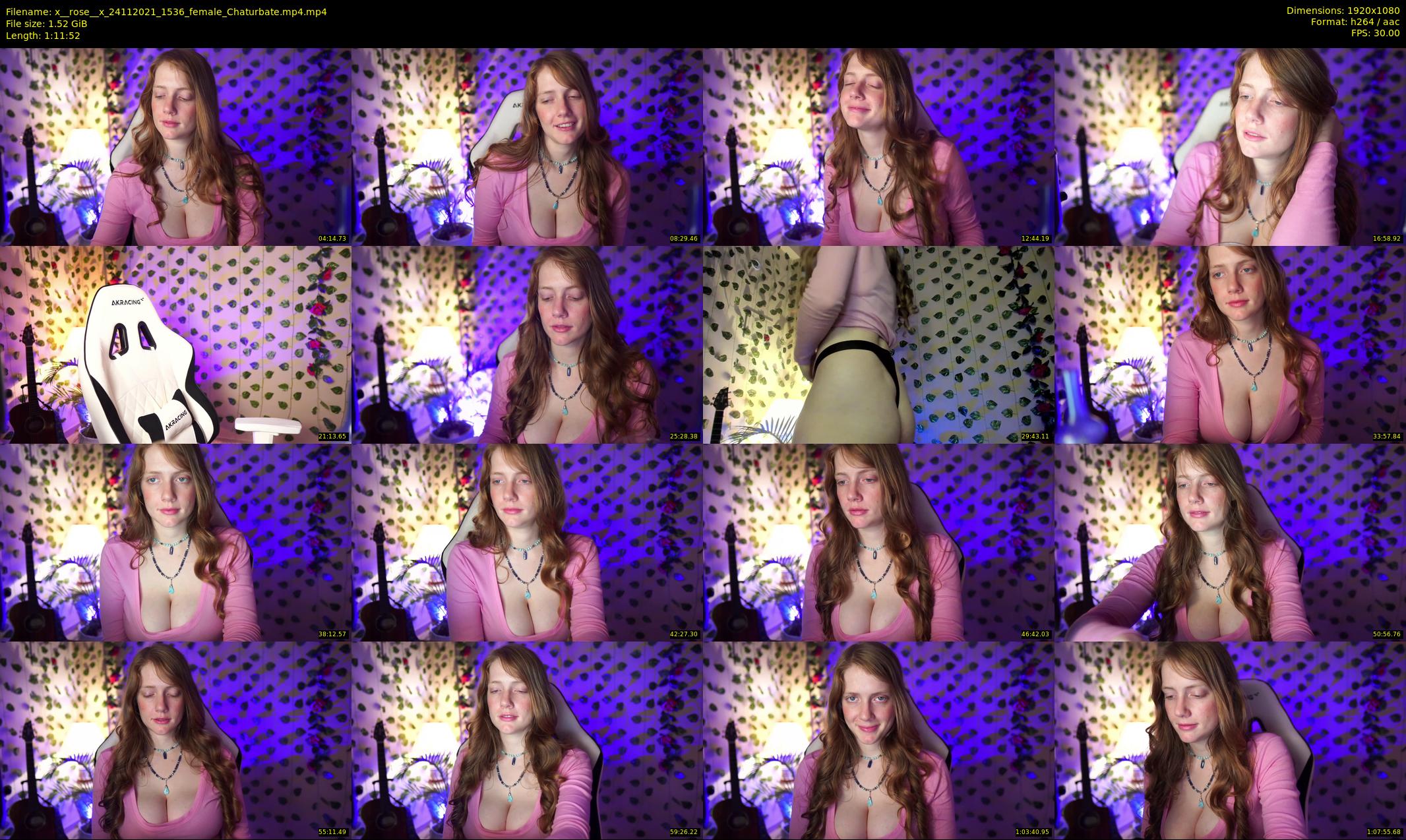 x__rose__x — 72 minute Chaturbate female cam show recording, 1080p, Nov 24, 2021