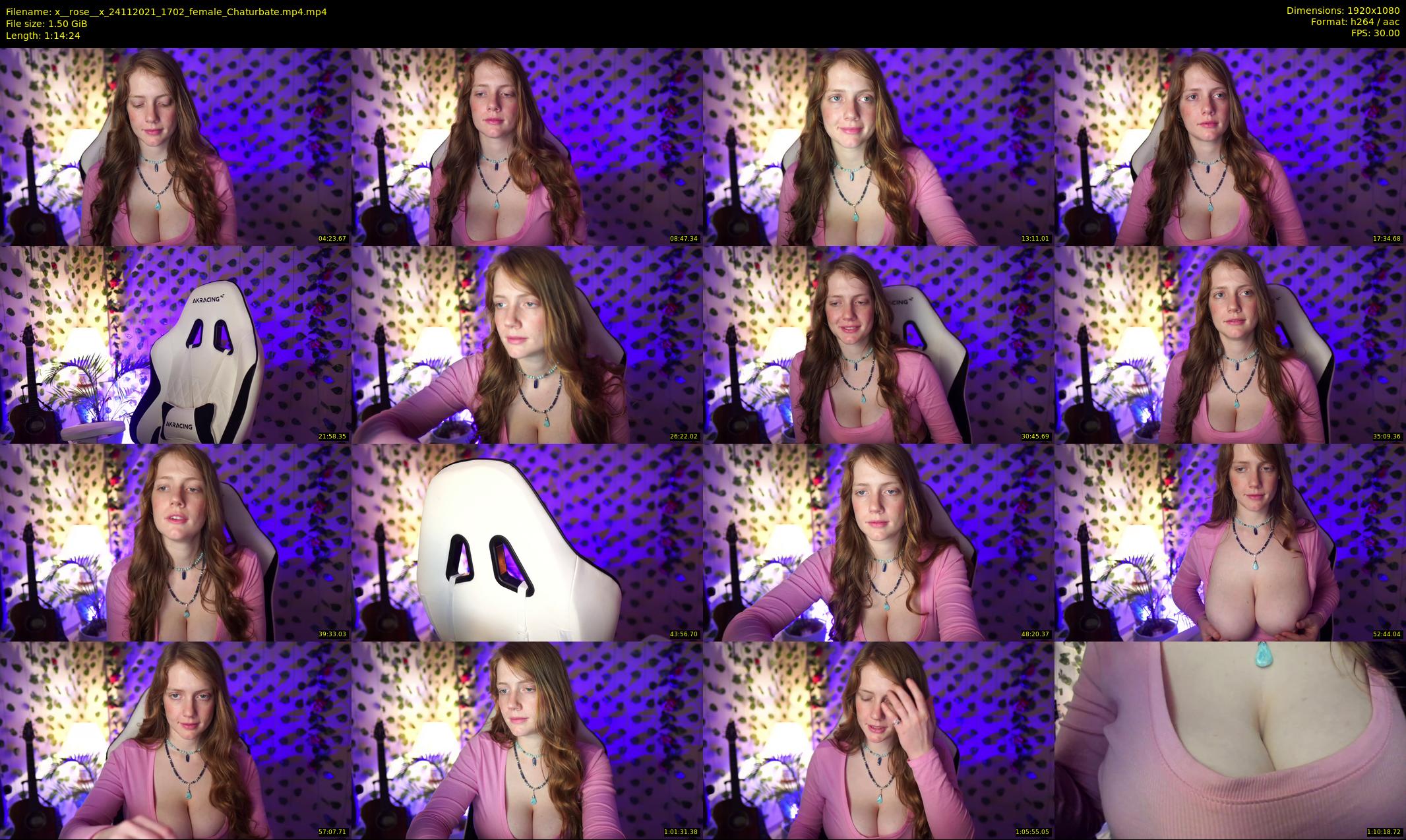x__rose__x — 75 minute Chaturbate female cam show recording, 1080p, Nov 24, 2021