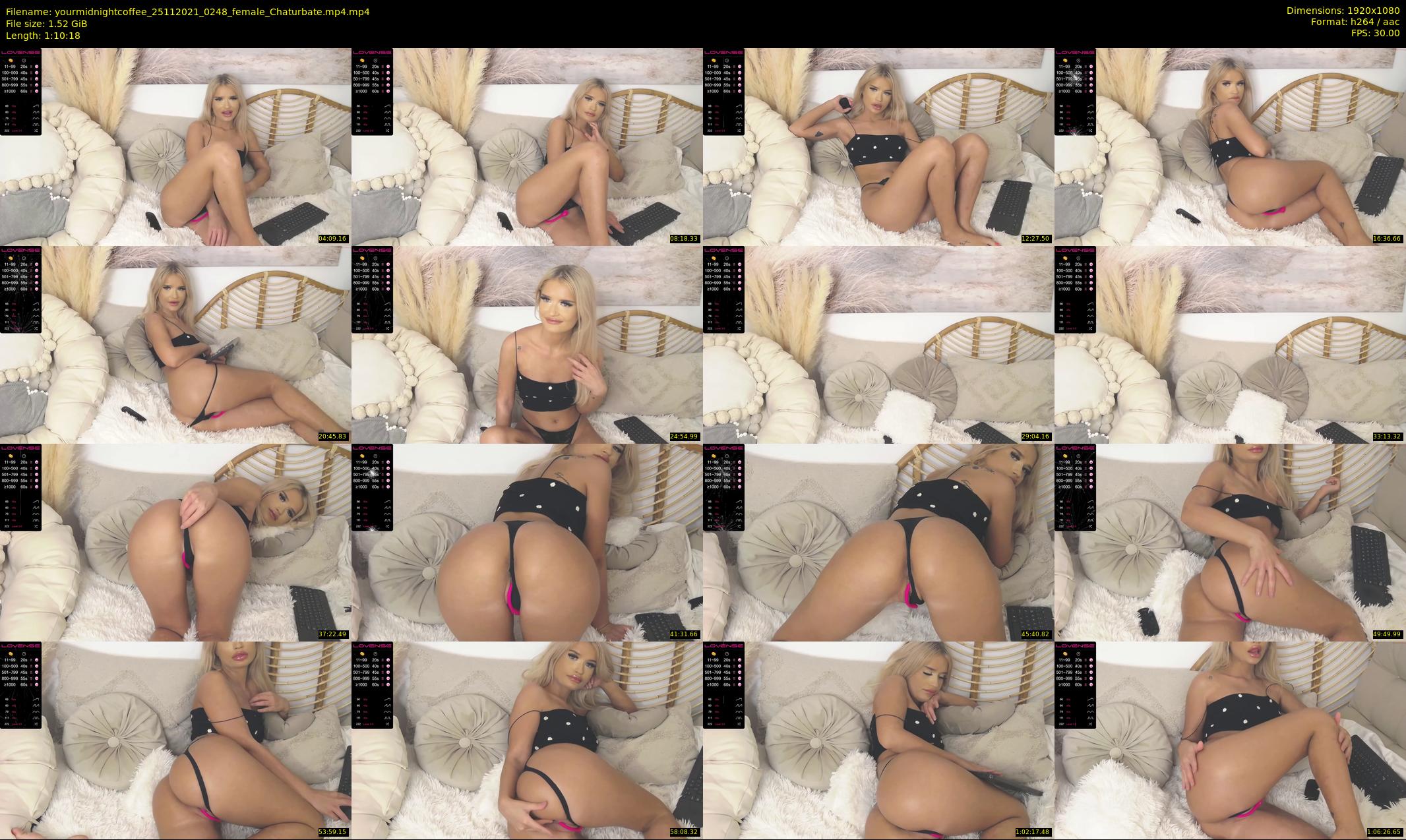 yourmidnightcoffee — 71 minute Chaturbate female cam show recording, 1080p, Nov 25, 2021