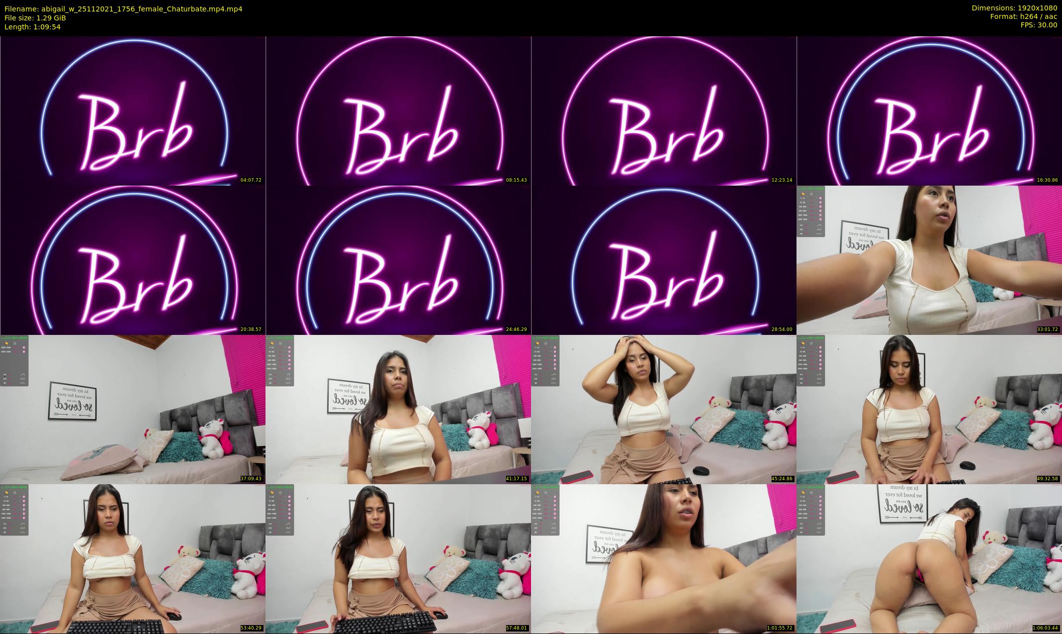 abigail_w — 70 minute Chaturbate female cam show recording, 1080p, Nov 25, 2021