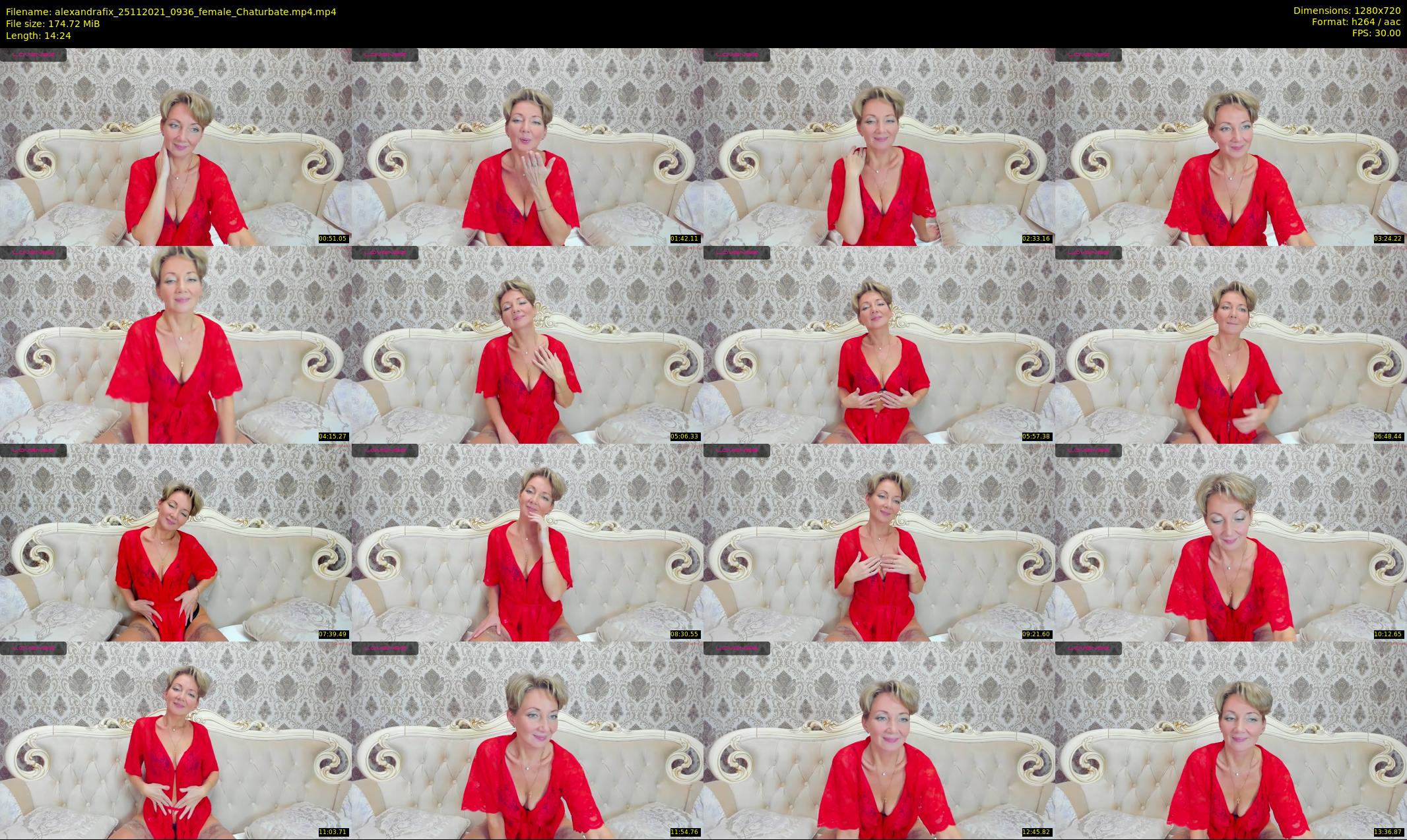 alexandrafix — 15 minute Chaturbate female cam show recording, 720p, Nov 25, 2021