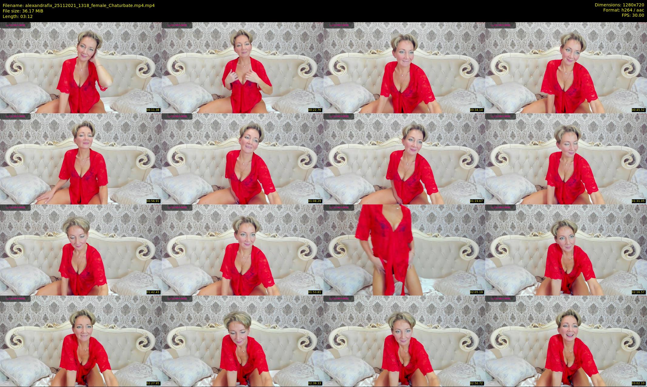 alexandrafix — 4 minute Chaturbate female cam show recording, 720p, Nov 25, 2021