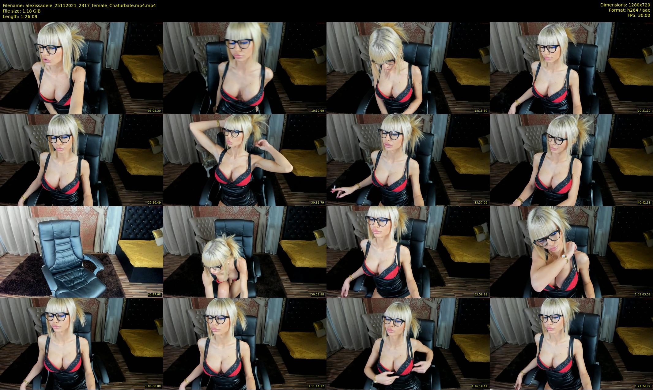 alexissadele — 87 minute Chaturbate female cam show recording, 720p, Nov 25, 2021