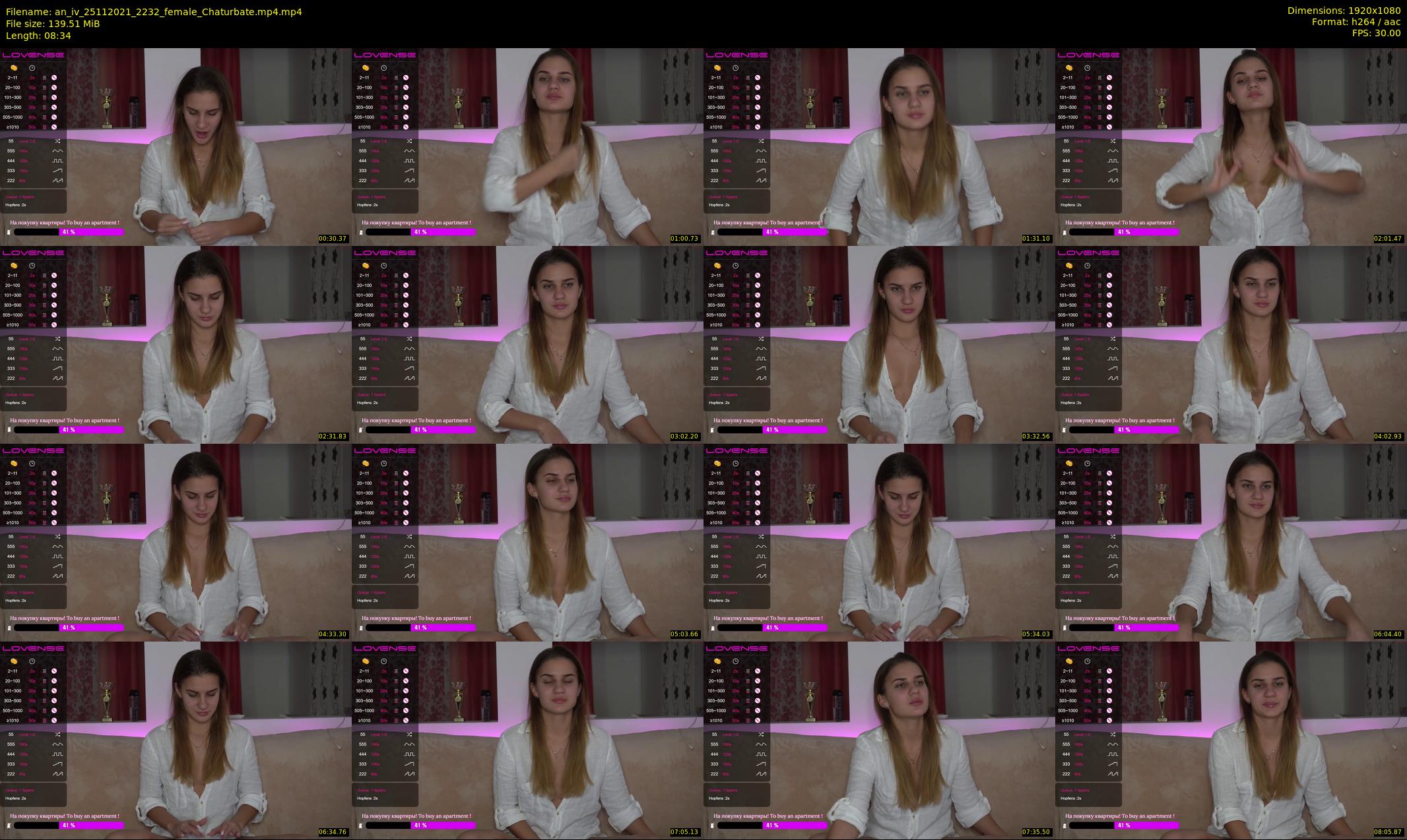 an_iv — 9 minute Chaturbate female cam show recording, 1080p, Nov 25, 2021