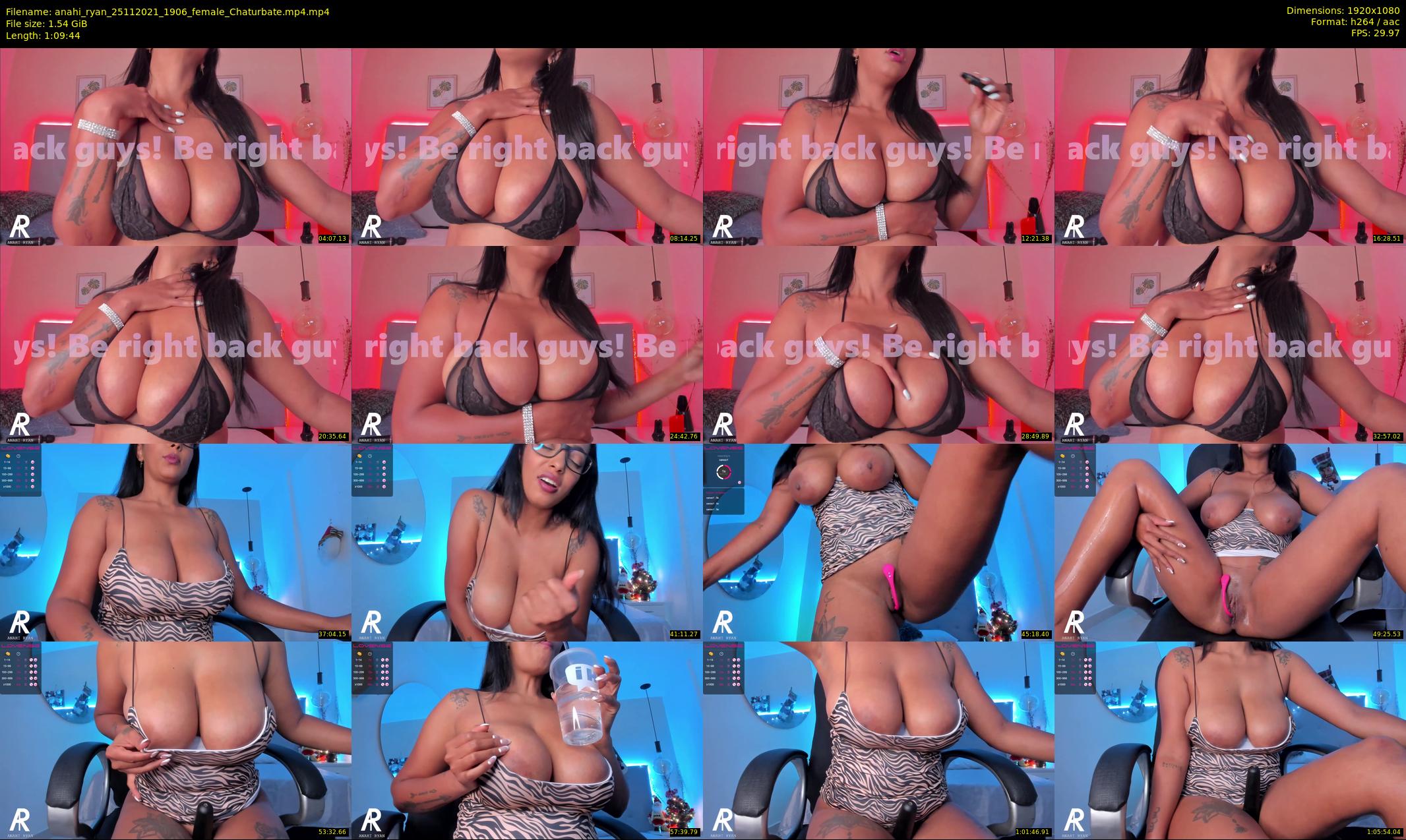 anahi_ryan — 70 minute Chaturbate female cam show recording, 1080p, Nov 25, 2021