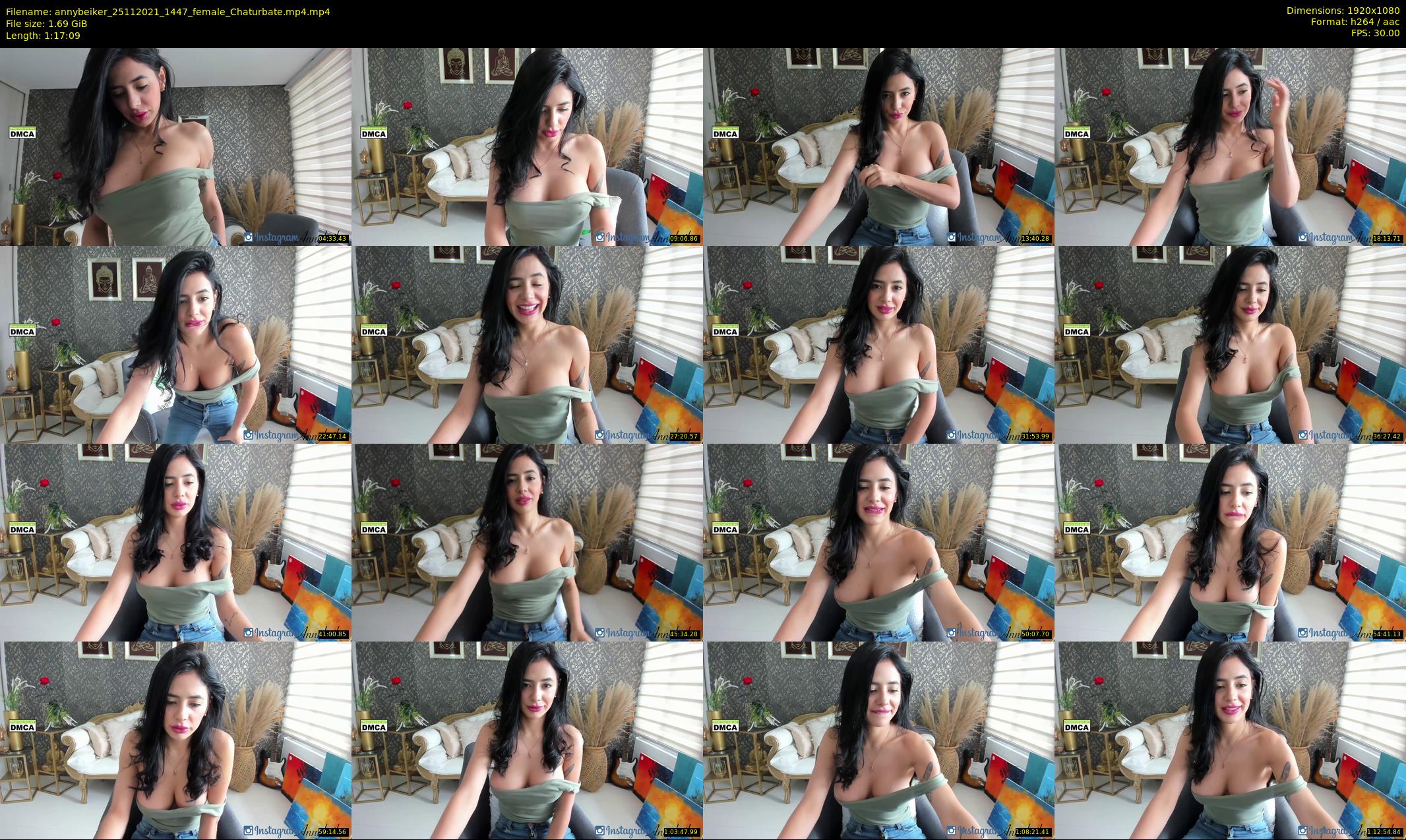 annybeiker — 78 minute Chaturbate female cam show recording, 1080p, Nov 25, 2021